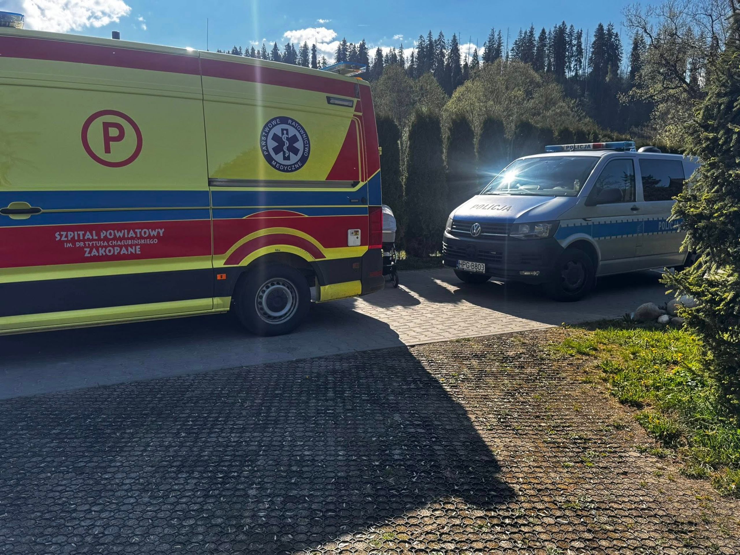Hasičský zásah v obci Poronin - Hasičský zásah v obci Poronin (4/5)