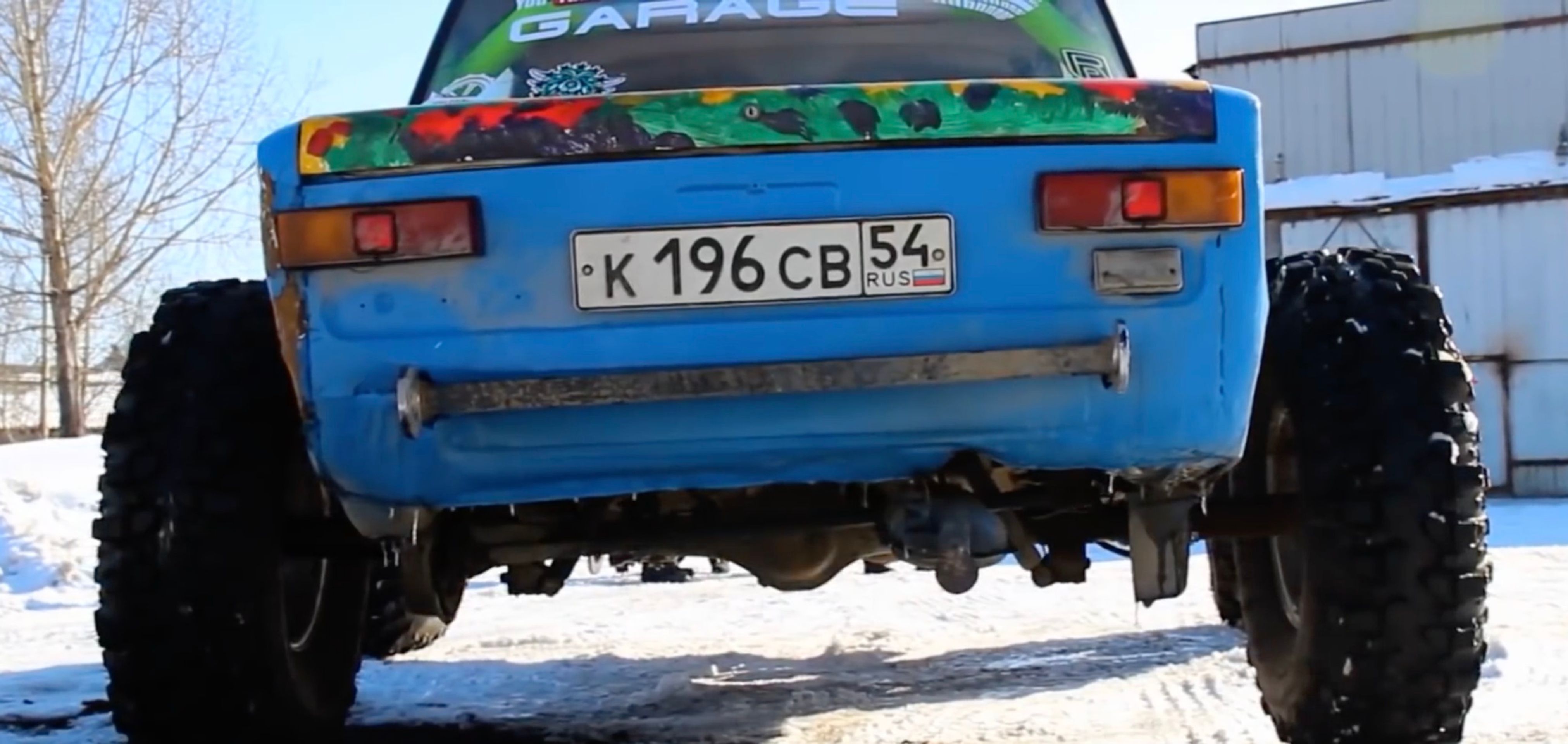 Žigulík s obřími koly - 14 - Fotogalerie: Monster truck ze starého žigulíka (7/11)