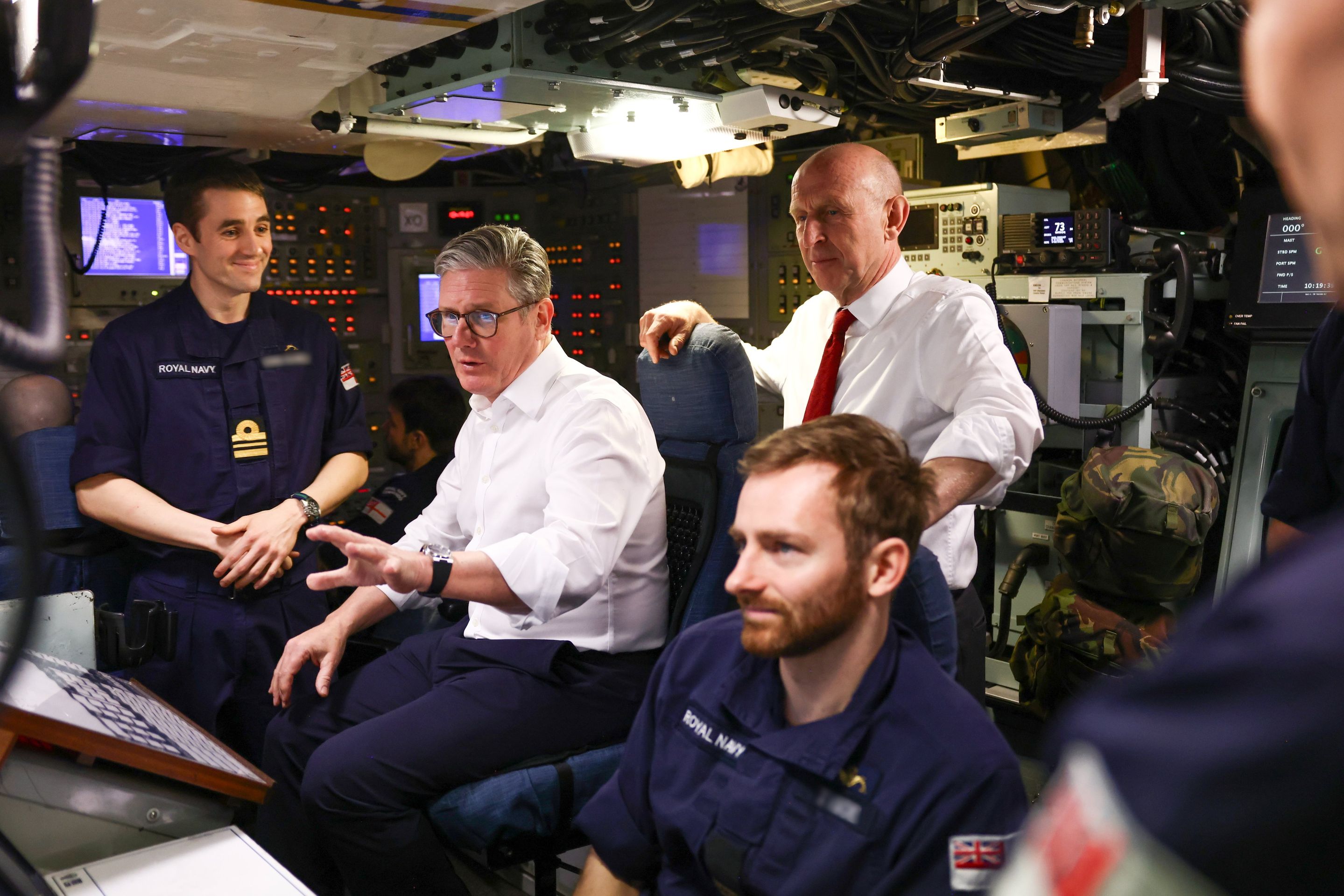 Premiér Keir Starmer na prohlídce jaderné ponorky Vanguard (4) - Jaderná ponorka Vanguard (4/6)