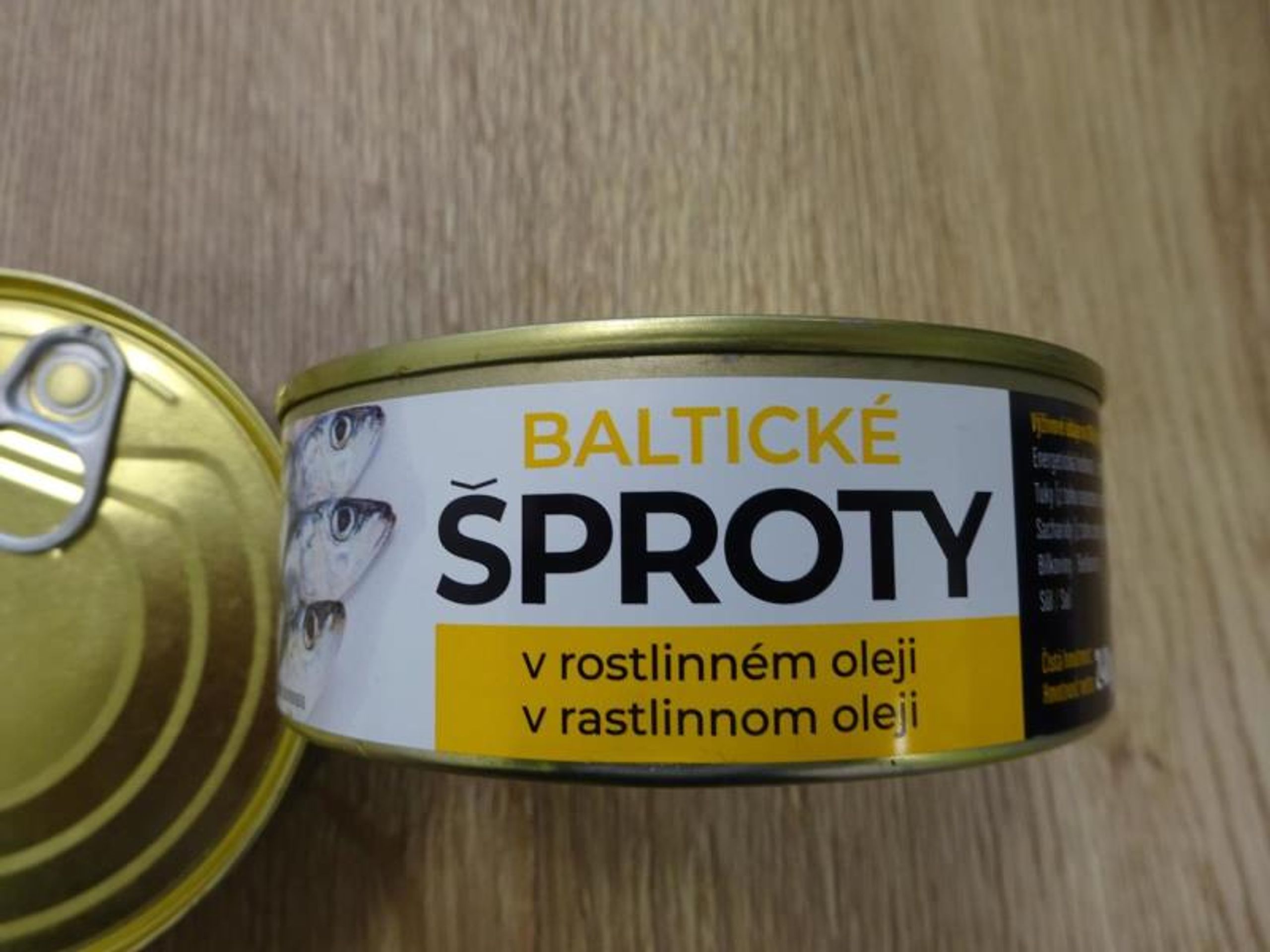 Baltické šproty v rostlinném oleji SOKRA - Baltické šproty (3/4)