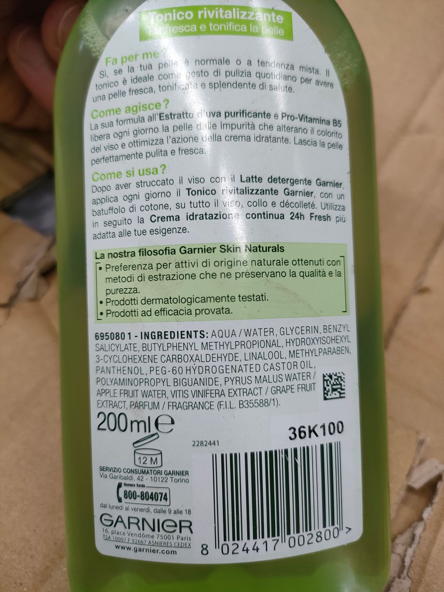 Pleťová voda Garnier Fresh essential (2) - Zdraví nebezpečná kosmetika (9/27)