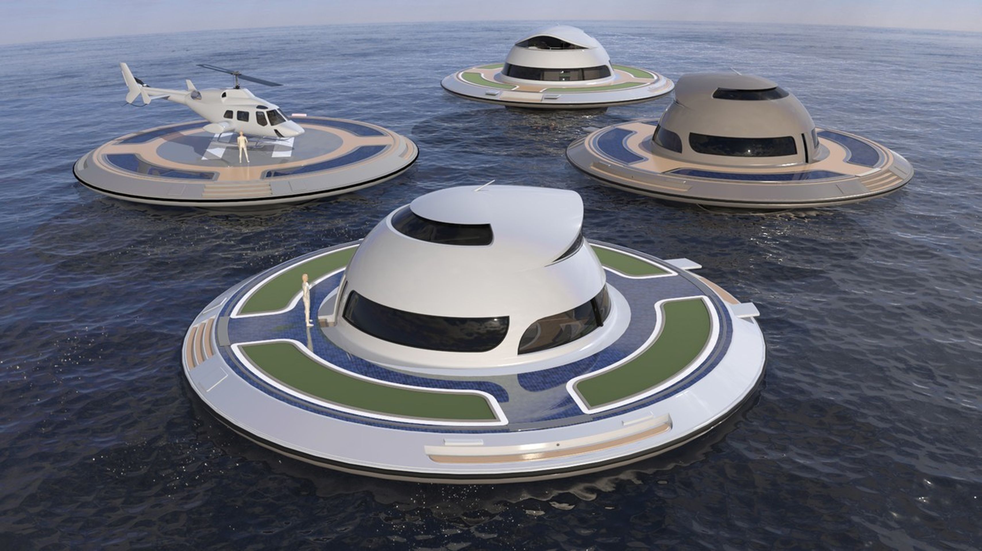 Originální houseboat, který vypadá jako UFO - 7 - GALERIE: Originální houseboat, který vypadá jako UFO (7/8)