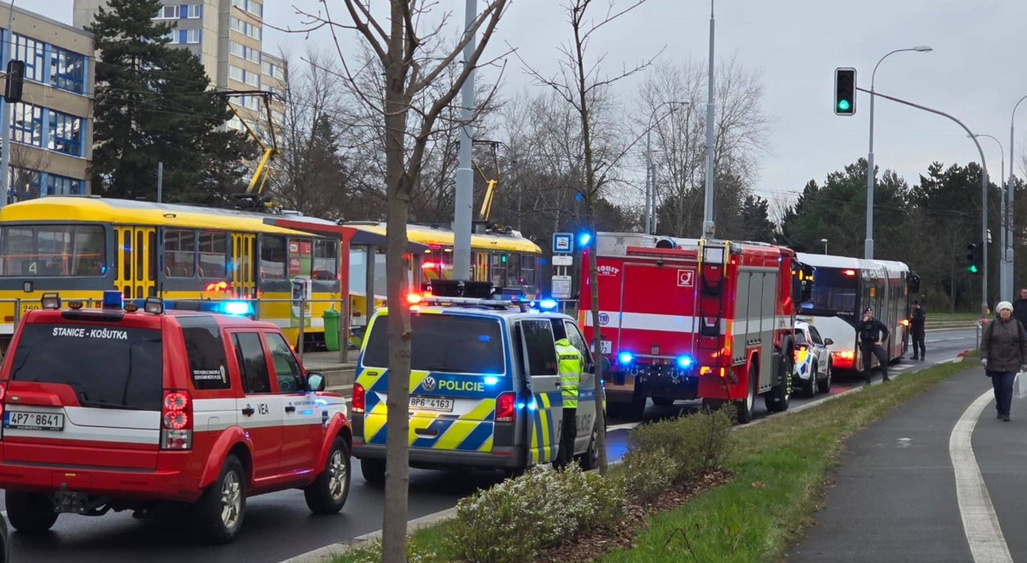 Nehoda autobusu a chodce - Nehoda autobusu a chodce (1/3)