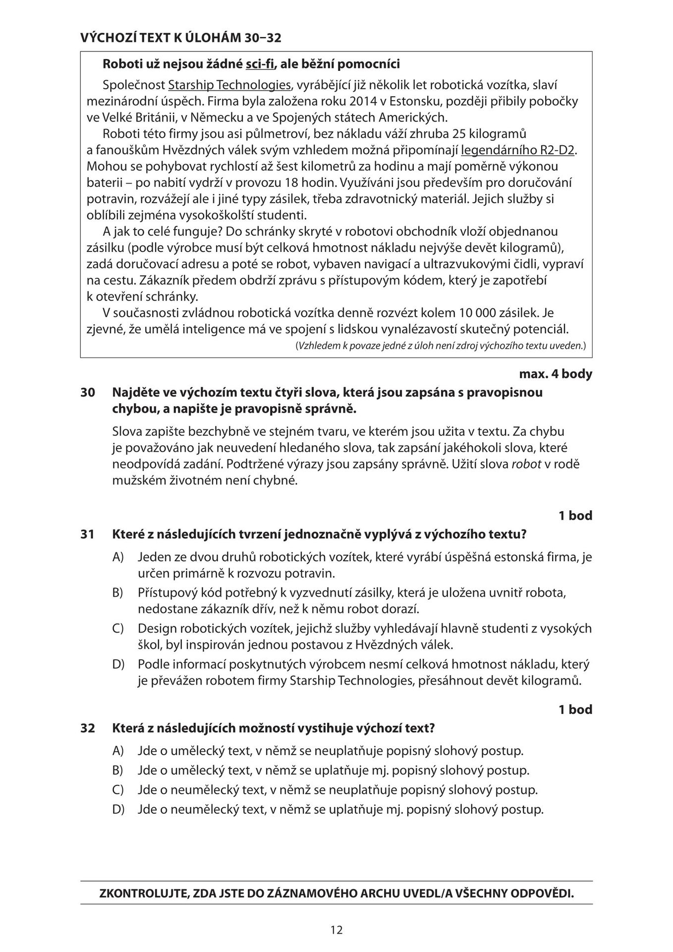 maturita-cestina-jaro-2023-test-12 - Maturita z českého jazyka a literatury 2023 (12/12)
