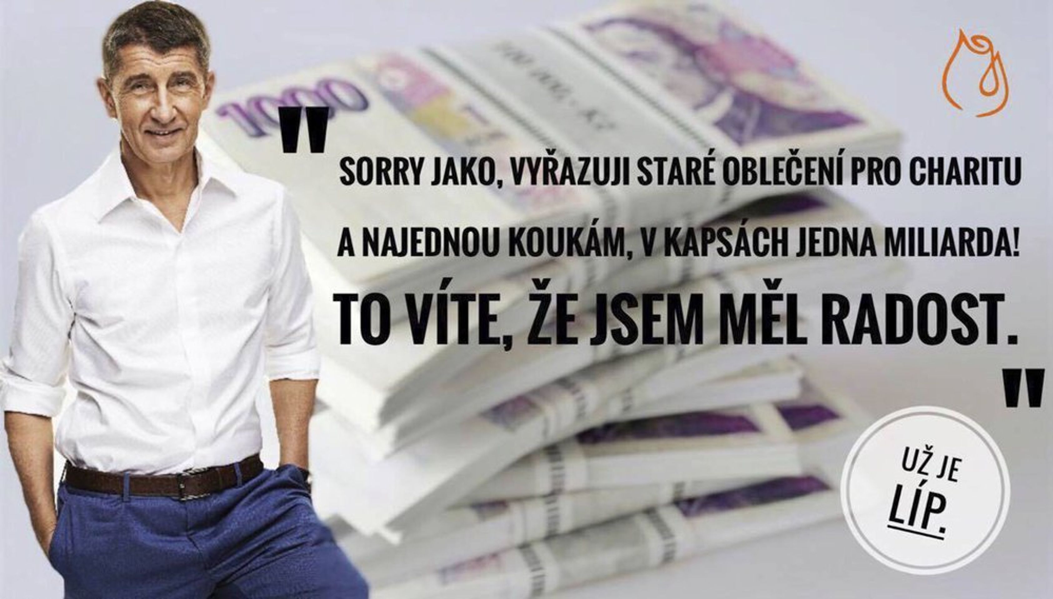 #sorryjako - národ se baví Babišem - 21 - GALERIE: Národ se baví Babišem - pan "Sorry Jako" (7/35)