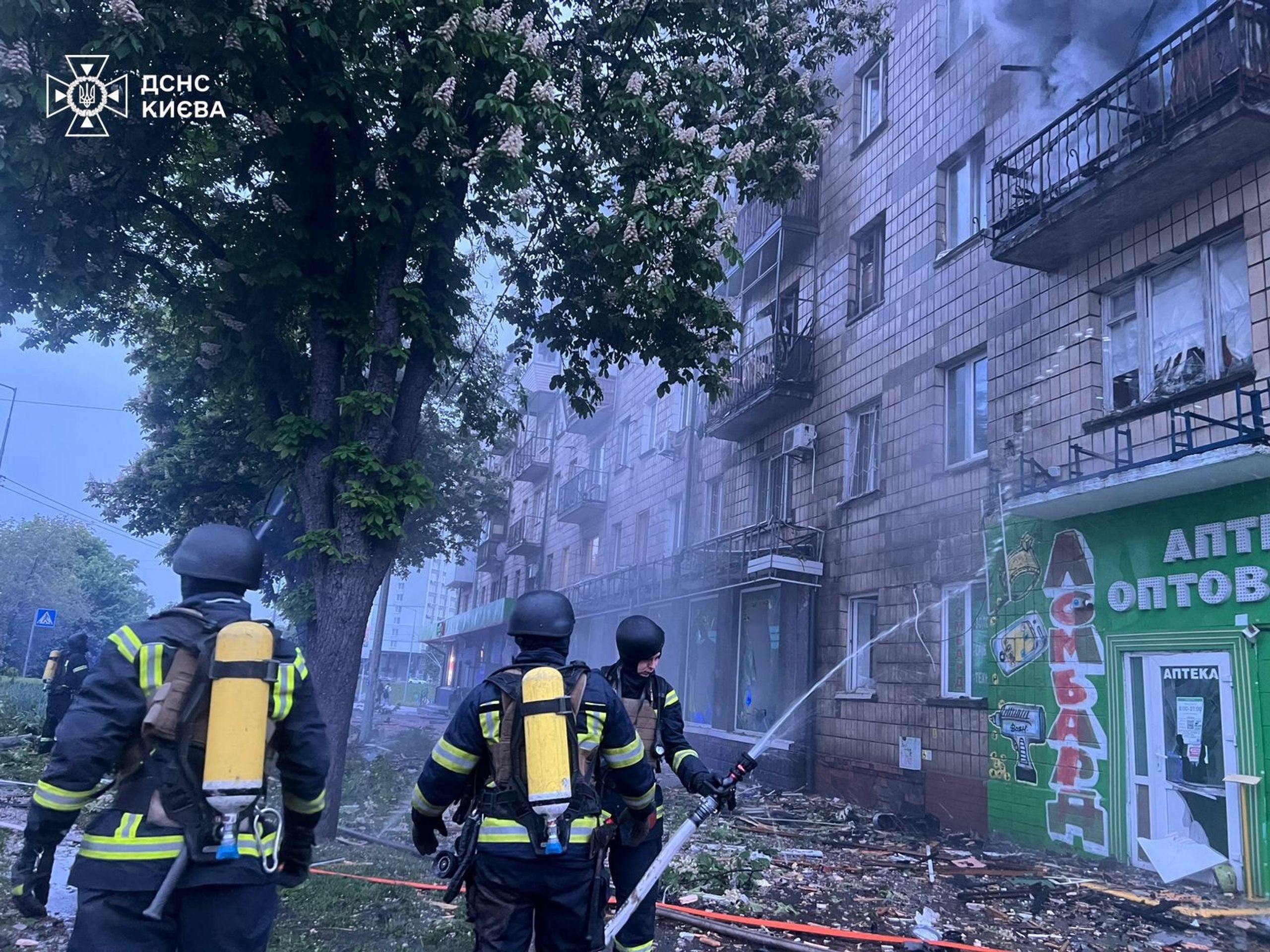 Ruský útok na Kyjev, 7. května 2025 - Ruský útok na Kyjev, 7. května 2025 (2/11)