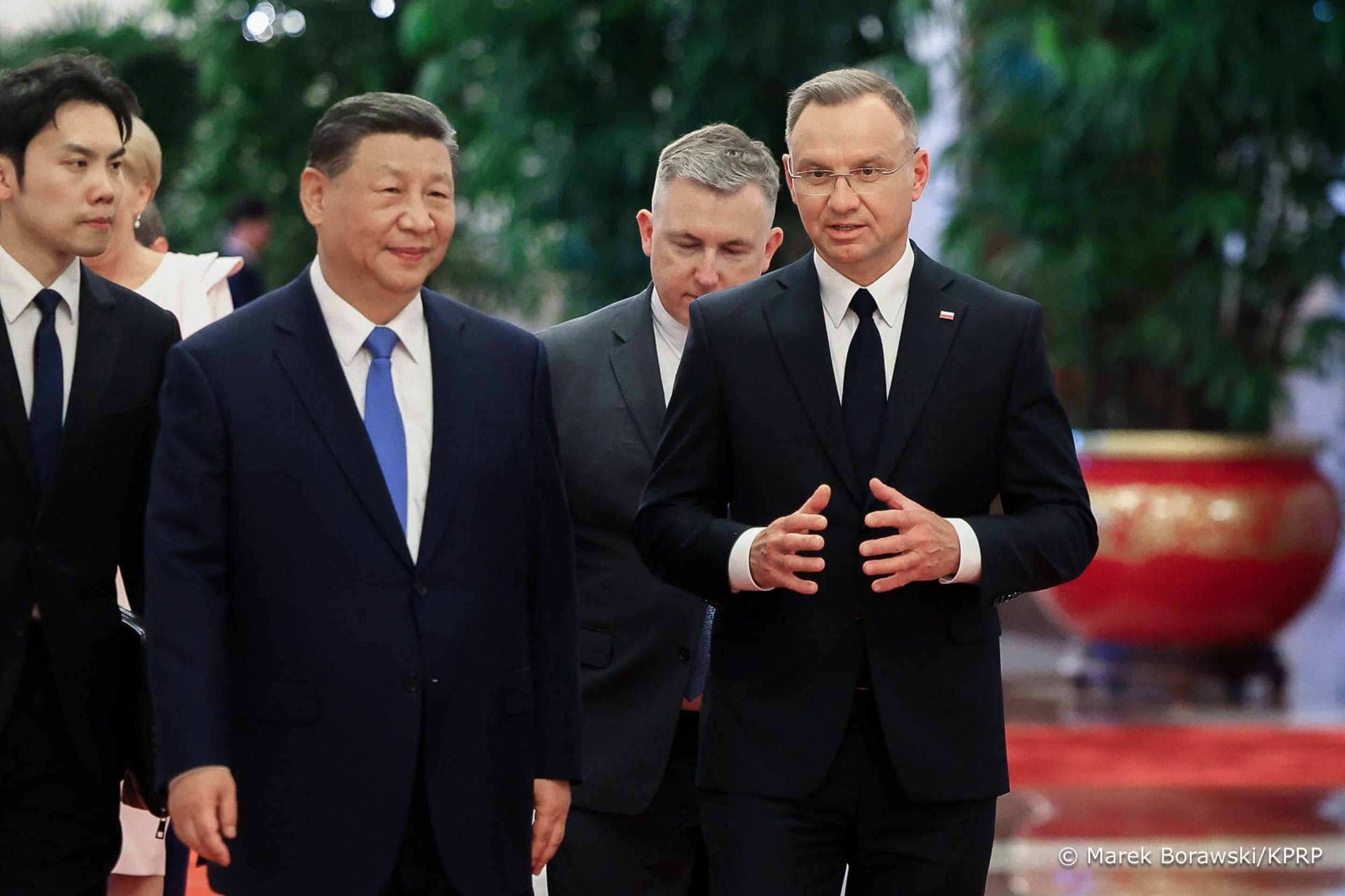 Prezidenti Andrzej Duda a Si Ťin-pching - Návštěva polského prezidenta v Číně (3/8)