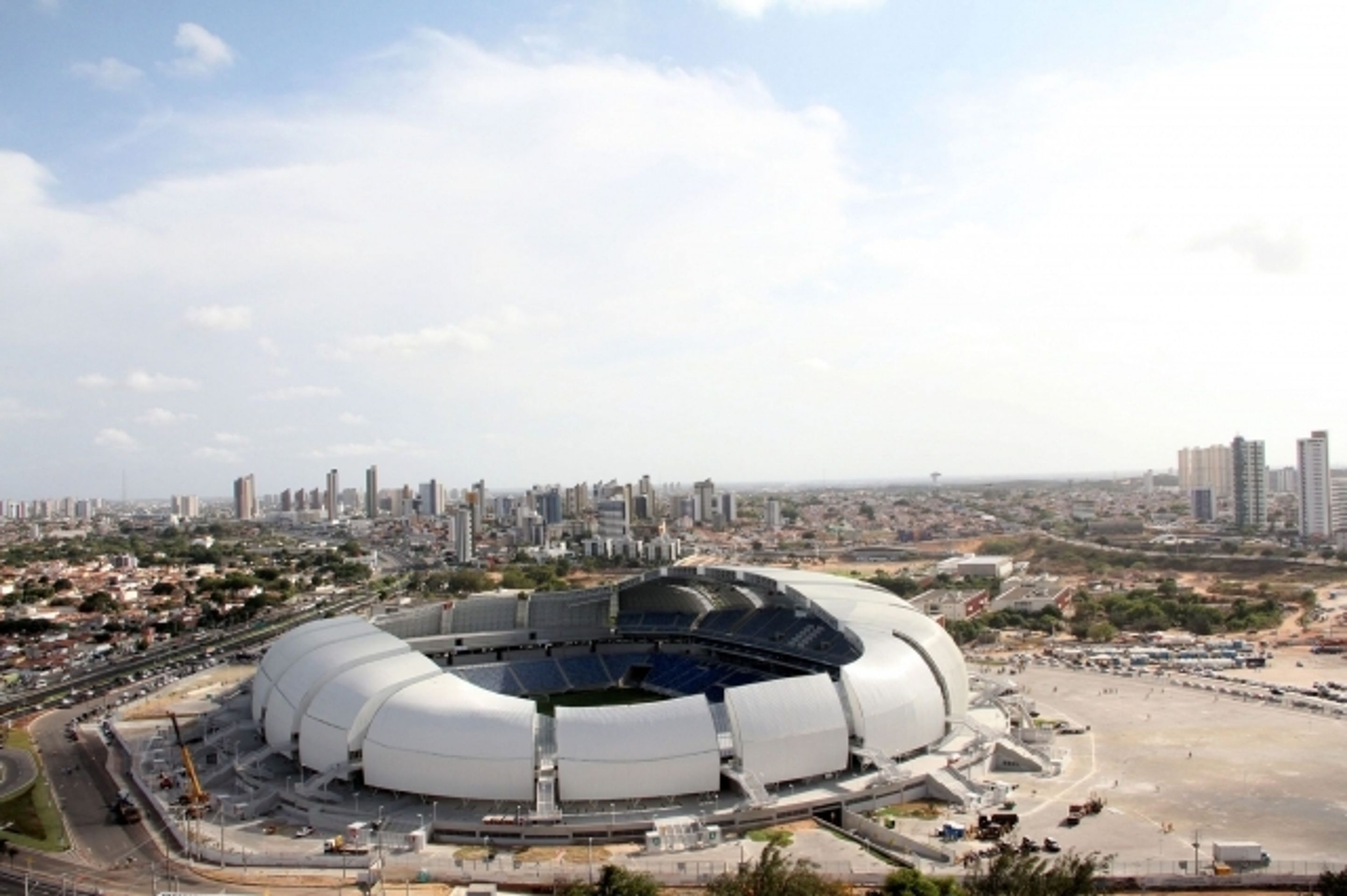 Arena das Dunas, Natal, kapacita 42 086 diváků, domovský stánek druholigového klubu América Natal - GALERIE: Stadiony pro fotbalové MS 2014 (7/21)