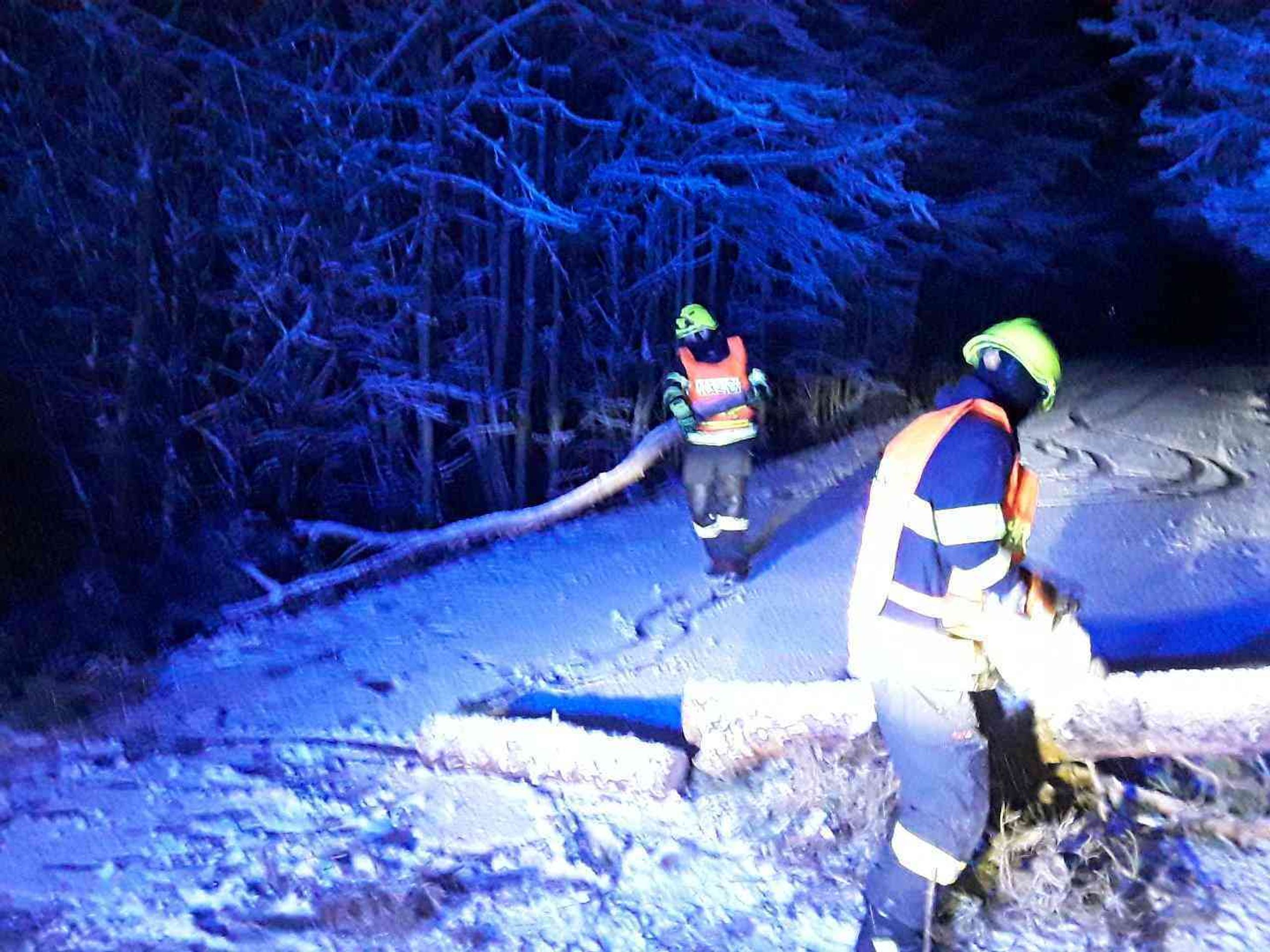 Popadané stromy na Vysočině komplikují dopravu - 1 - GALERIE: Popadané stromy na Vysočině komplikují dopravu (5/5)