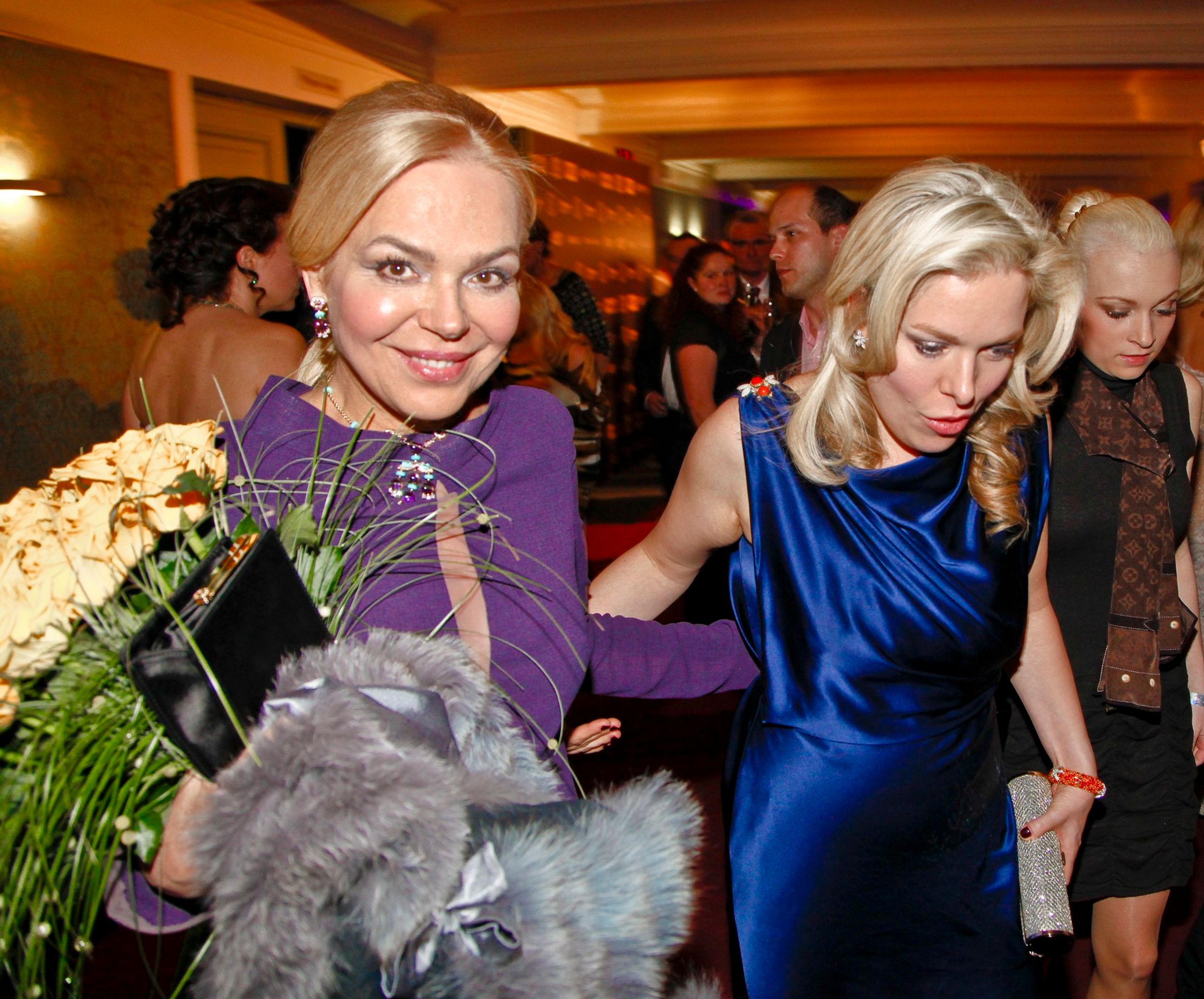 Dagmar Havlová a Nina Veškrnová, 23. 3. 2013 finále České Miss - Dagmar Havlová s dcerou (5/7)