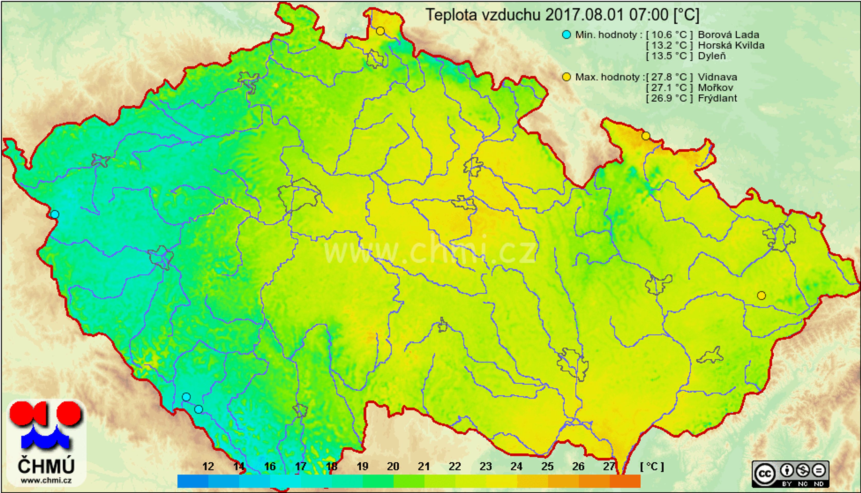 Jak se rozpálilo Česko 1.8.2017 - 7:00 - GALERIE: Jak se rozžhavilo Česko (1/10)