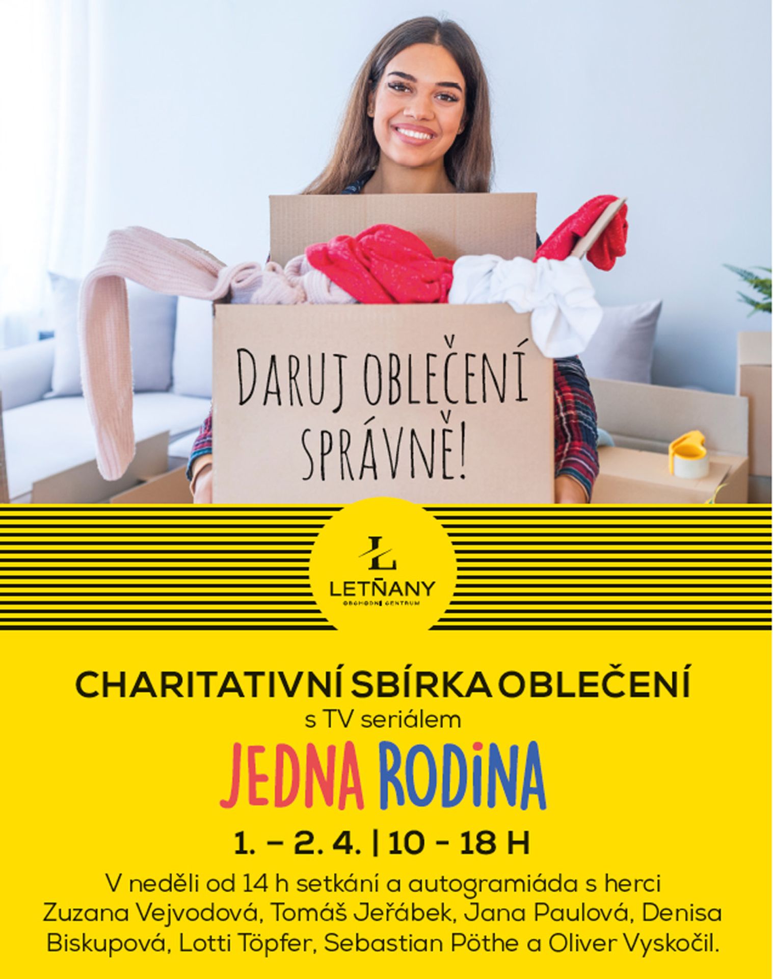 Jedna rodina Charitativní sbírka oblečení - Jedna rodina (1/7)