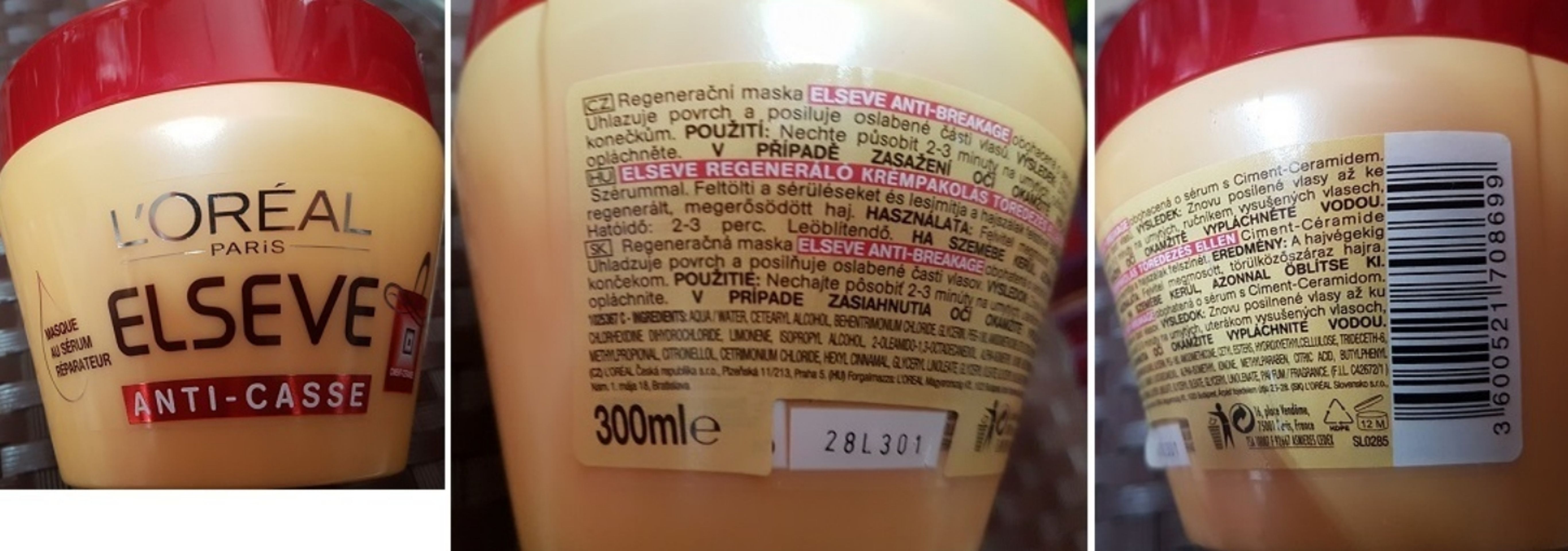 Sérum na vlasy Loreal Elseve - Zdraví nebezpečná kosmetika (3/4)