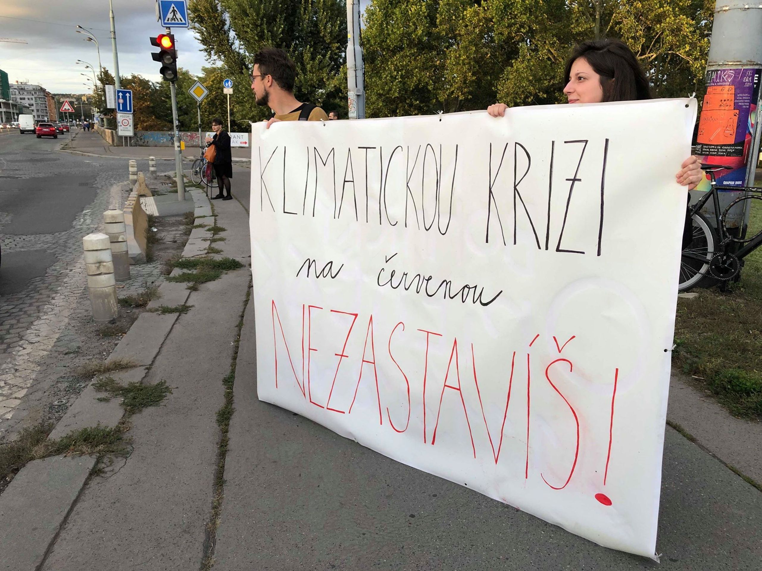 Demonstrace cykloaktivistů na magistrále v Praze - 4 - GALERIE: Demonstrace cykloaktivistů na magistrále v Praze (4/7)