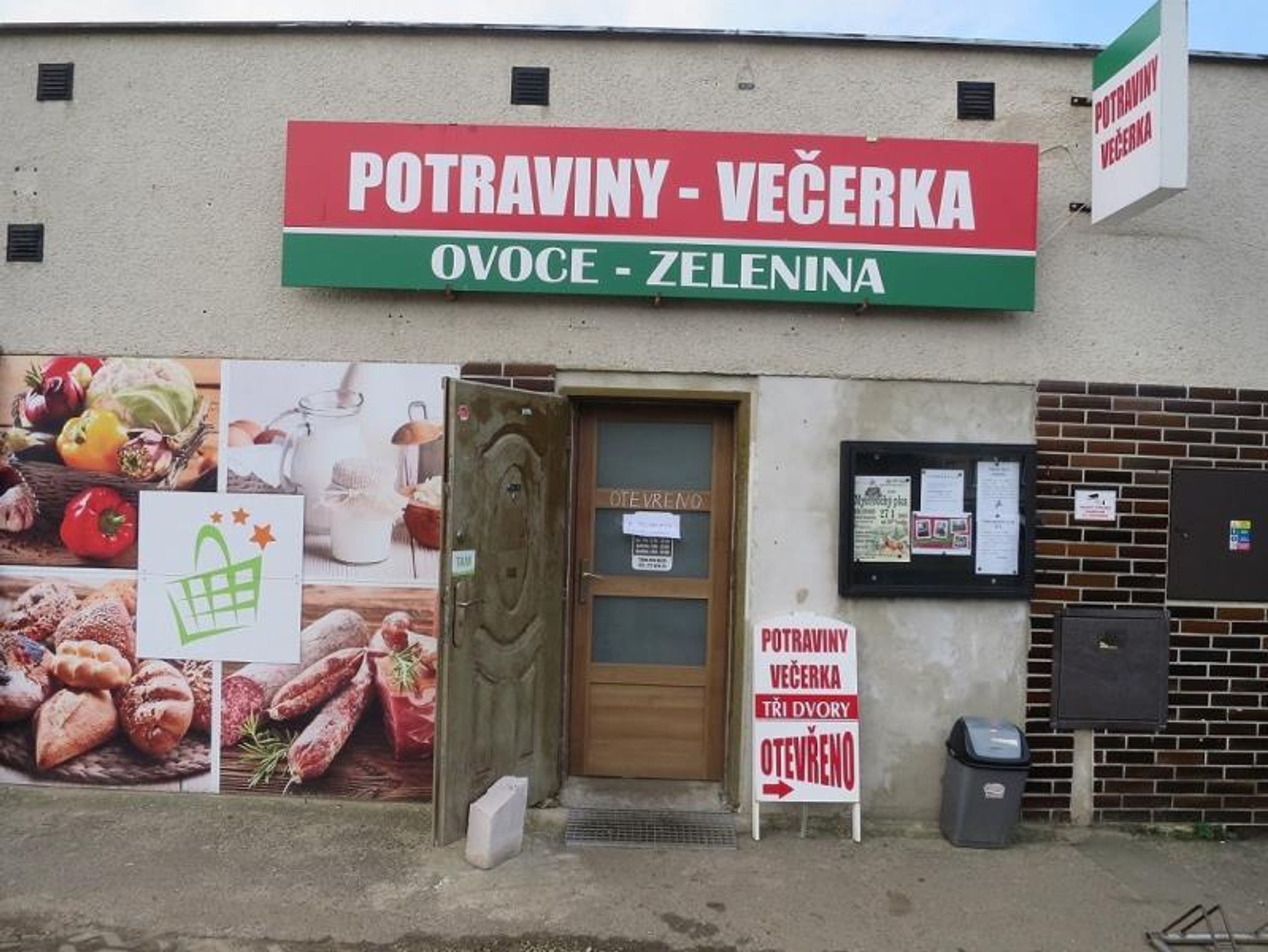Uzavřené provozovny - POTRAVINY - VEČERKA TŘI DVORY, Tři Dvory - GALERIE: Uzavřené provozovny (30/46)