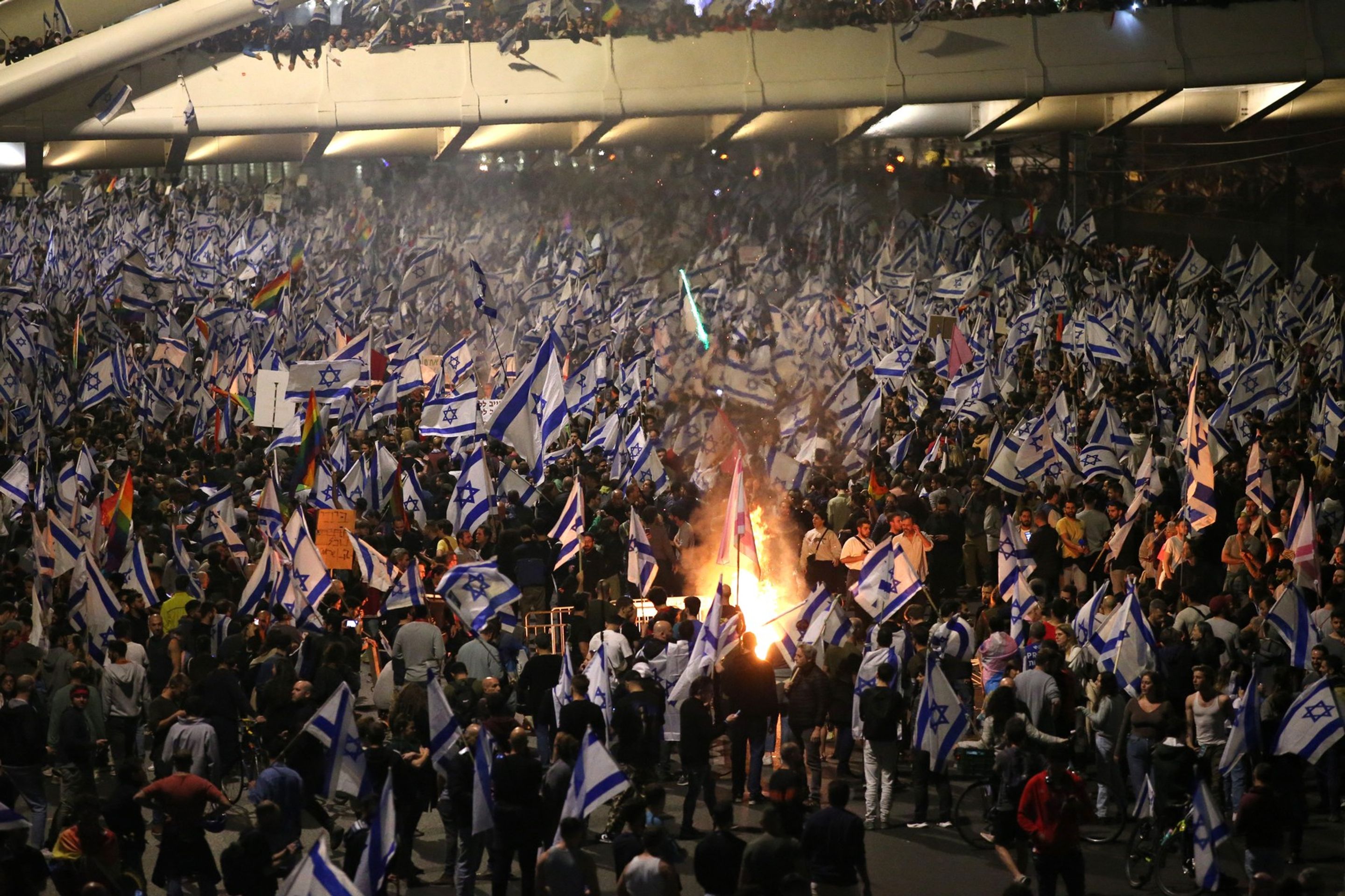 Izrael demonstrace - V Izraeli protestují statisíce lidí (14/23)
