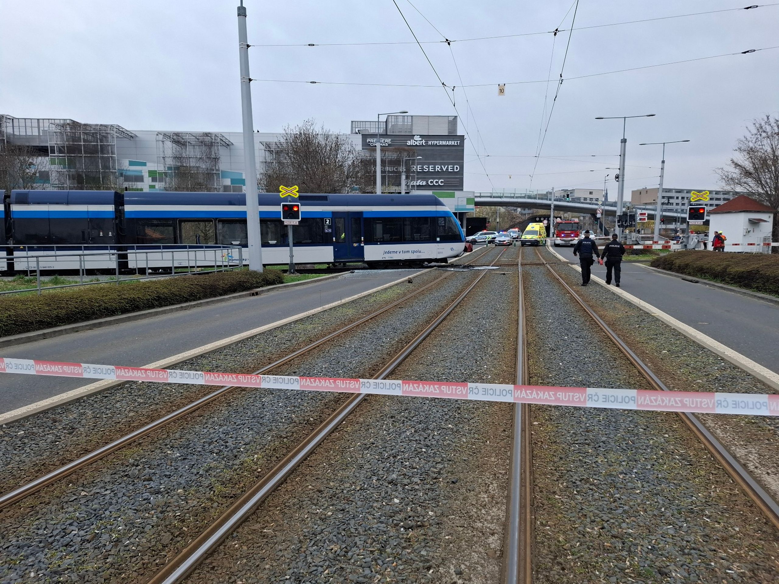 Vykolejení vlaku v Olomouci Hasiči Olomouc (1) - Vykolejené vlaky (3/6)