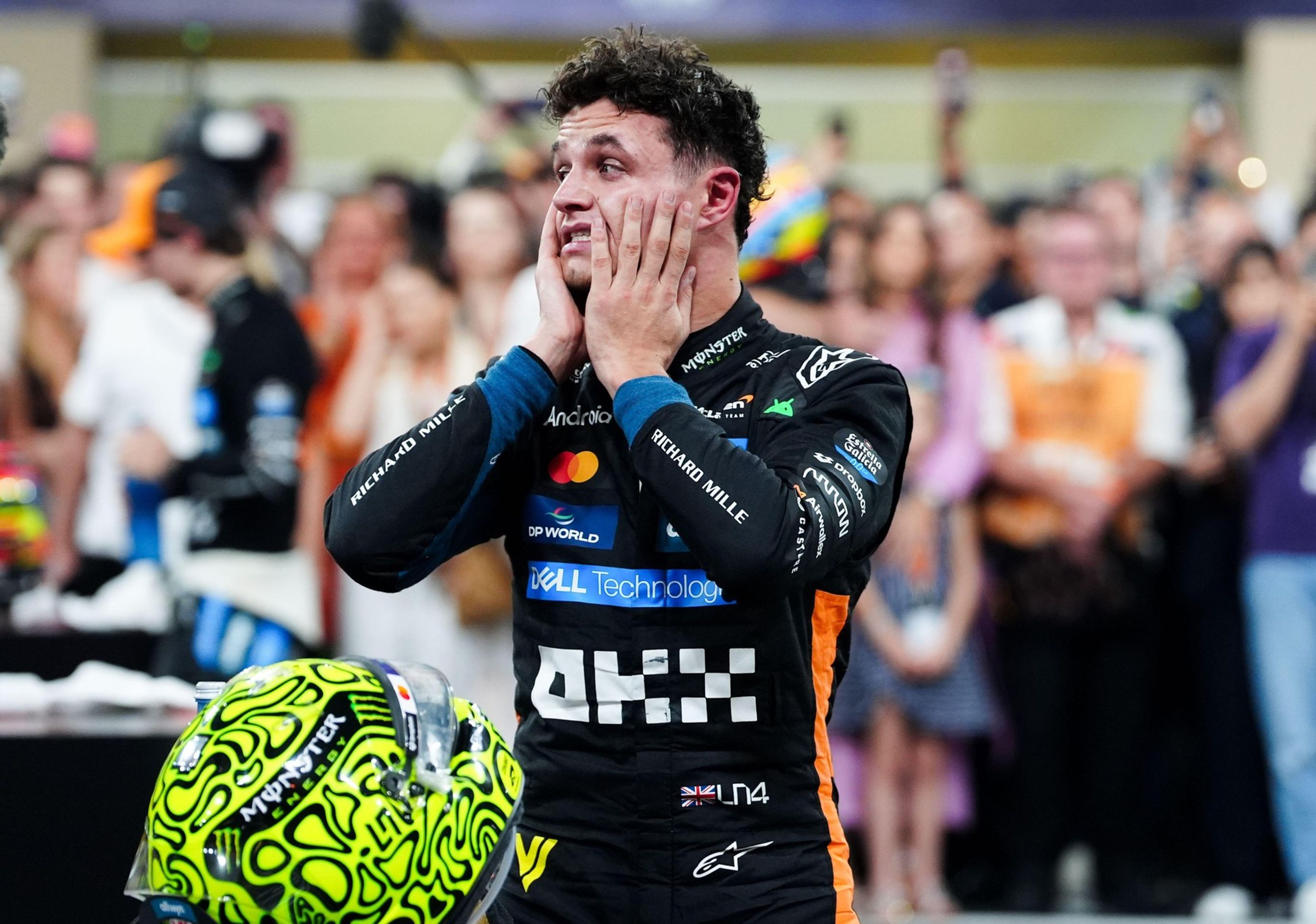 Lando Norris slaví titul mistra světa F1 - Lando Norris slaví titul v F1 (10/10)