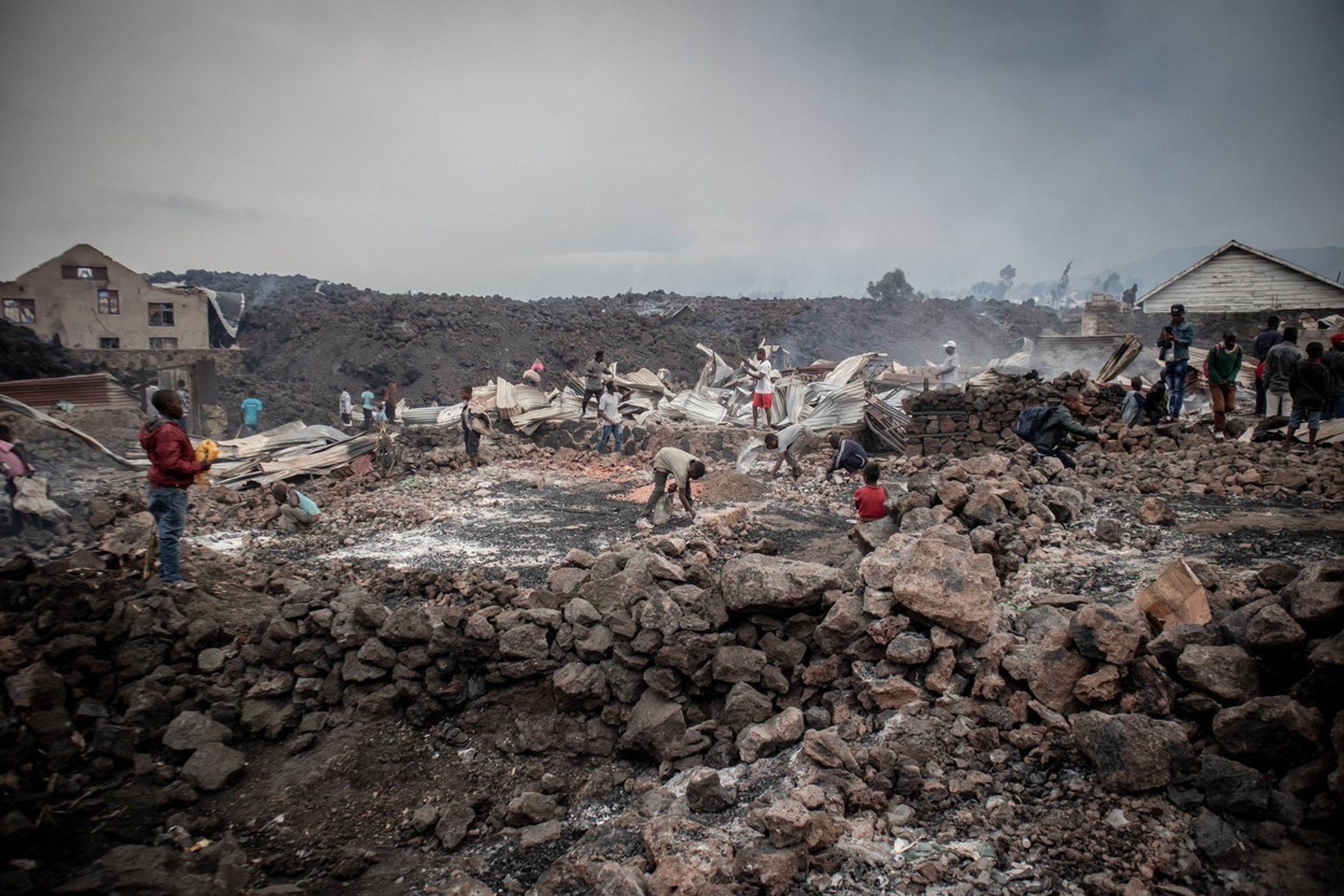 Na východě Konga vybuchla sopka Nyiragongo - 2 - GALERIE: Na východě Konga vybuchla sopka Nyiragongo (2/5)
