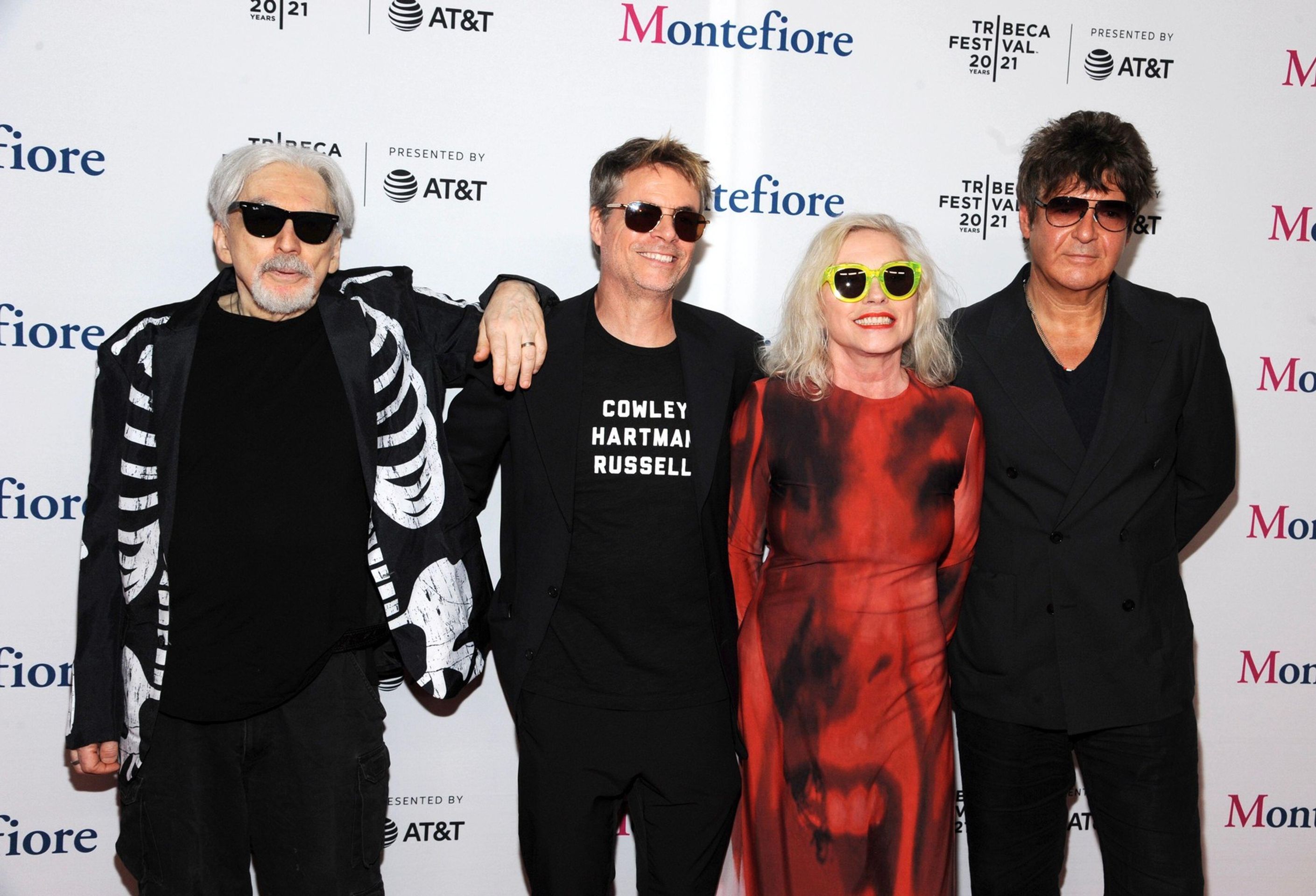Chris Stein, Rob Roth, Deborah Harryová a Clem Burke, 15. 6. 2021 Tribeca Festival - Clem Burke (5/6)