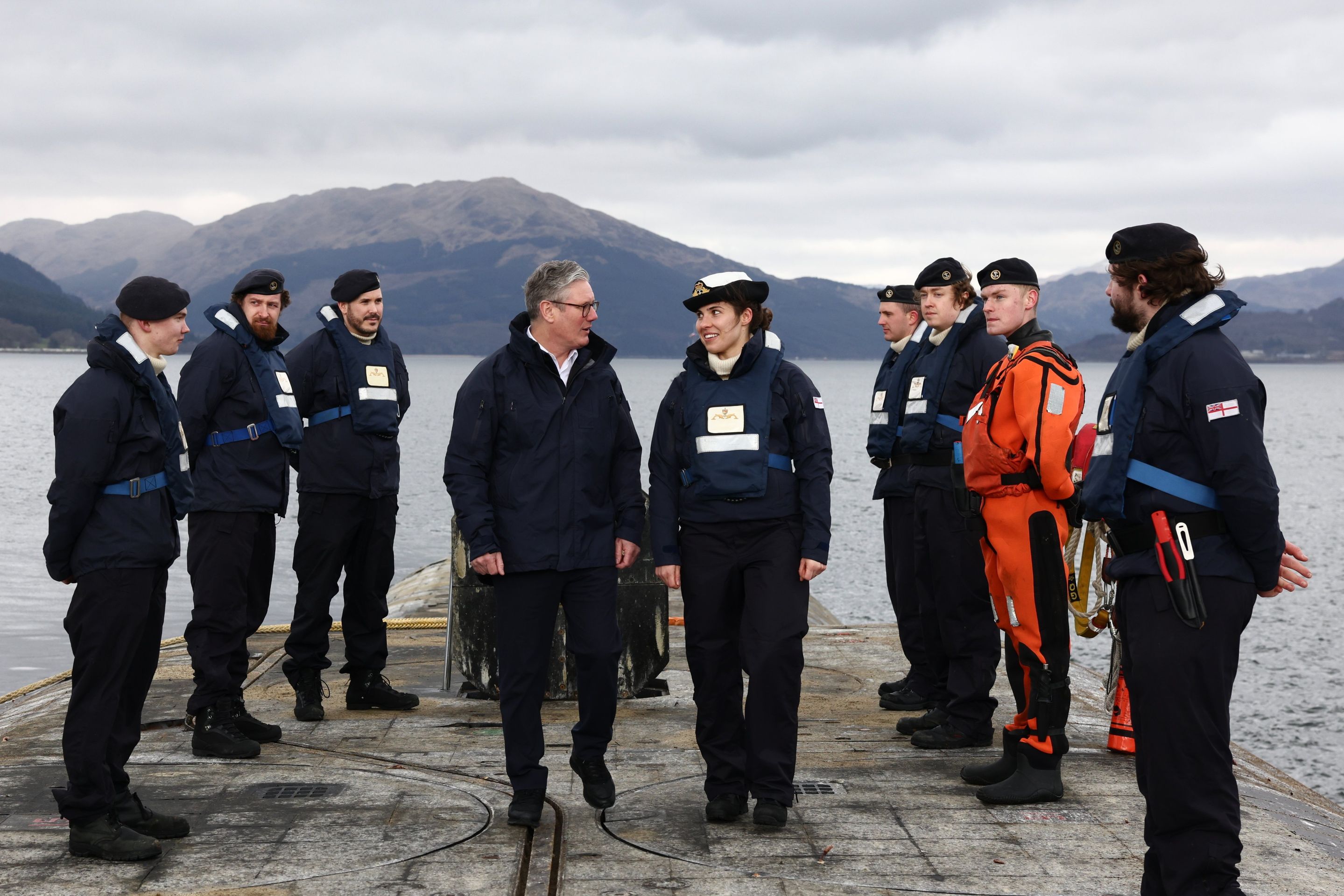 Premiér Keir Starmer na prohlídce jaderné ponorky Vanguard (3) - Jaderná ponorka Vanguard (5/6)