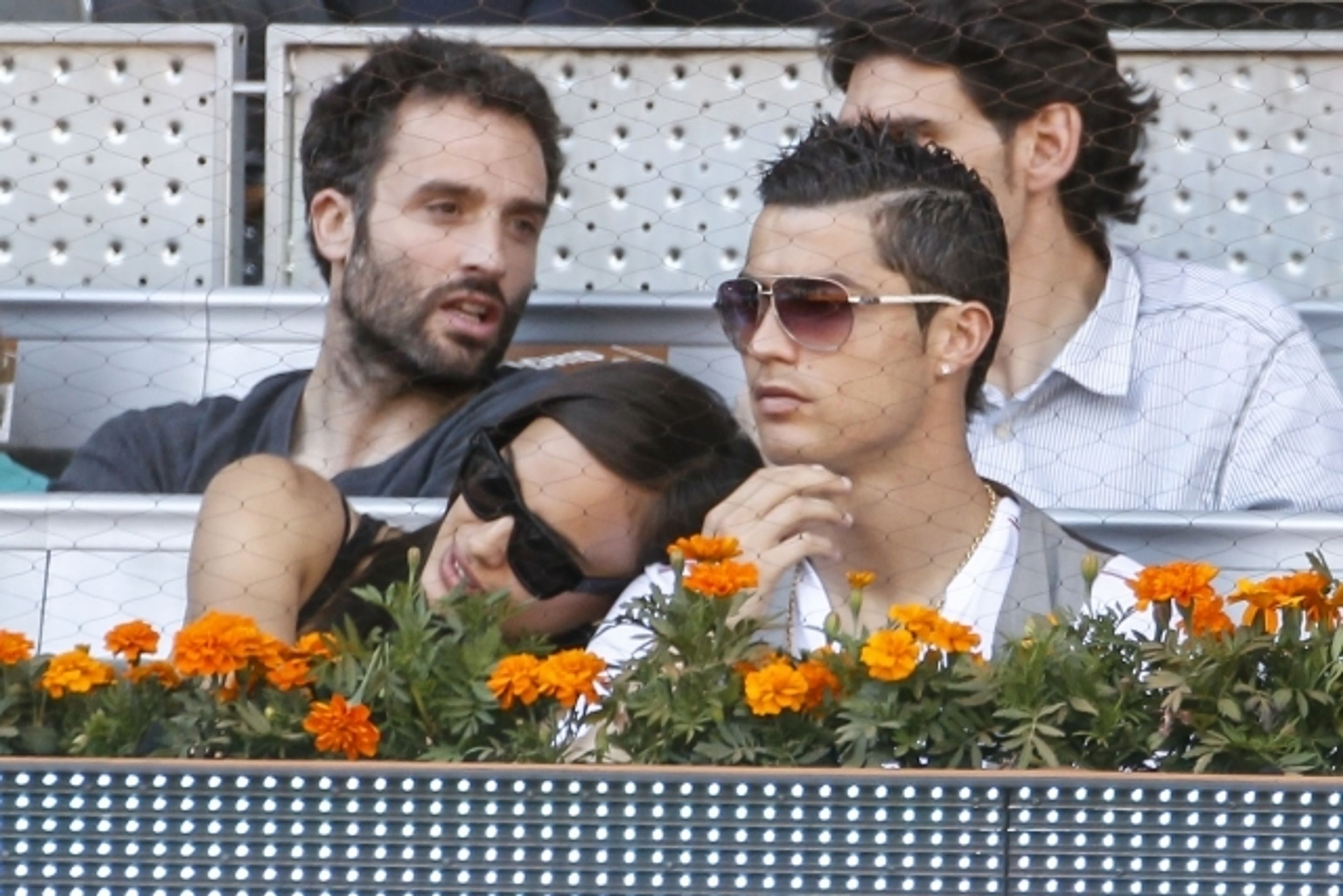 Cristiano Ronaldo a Irina Šajková - 9 - GALERIE: Cristiano Ronaldo a Irina Šajková na tenisu (9/17)