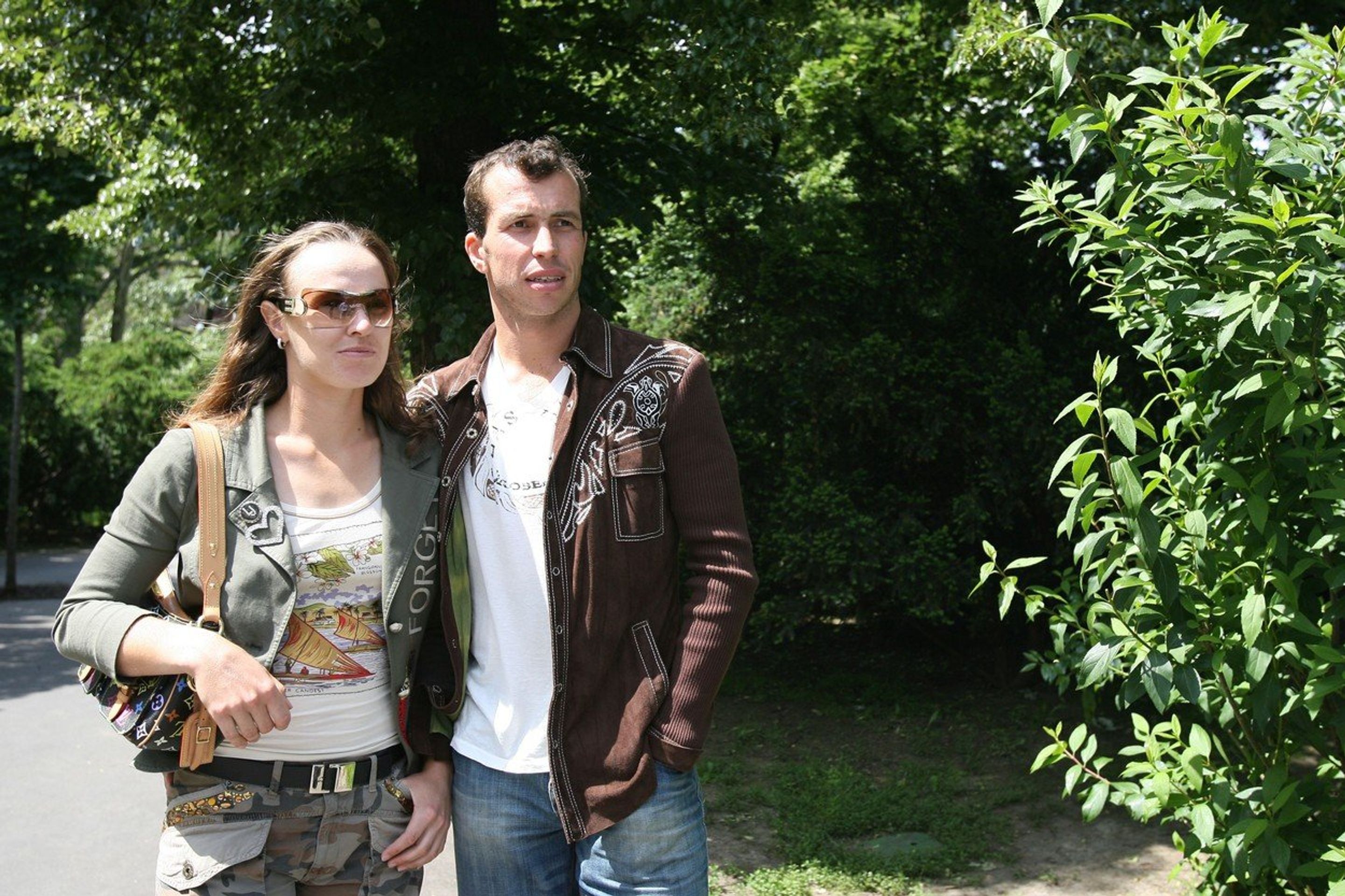 Martina Hingisová a Radek Štěpánek - GALERIE: Radek Štěpánek a jeho partnerky z řad tenistek (1/5)