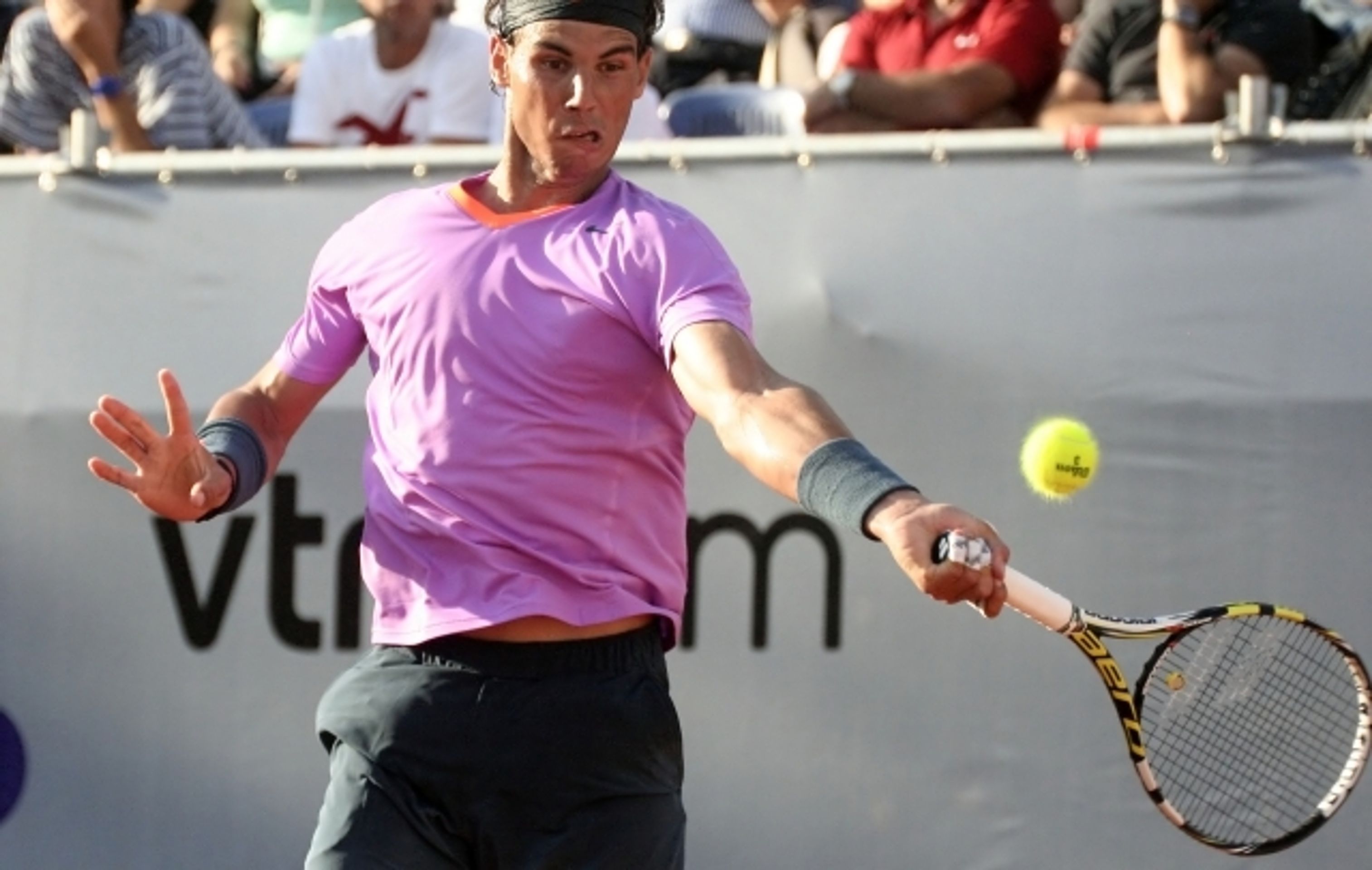 Nadal při svém návratu na turnaji v Chile - GALERIE: Nadal po návratu úřadoval i v singlu (1/8)