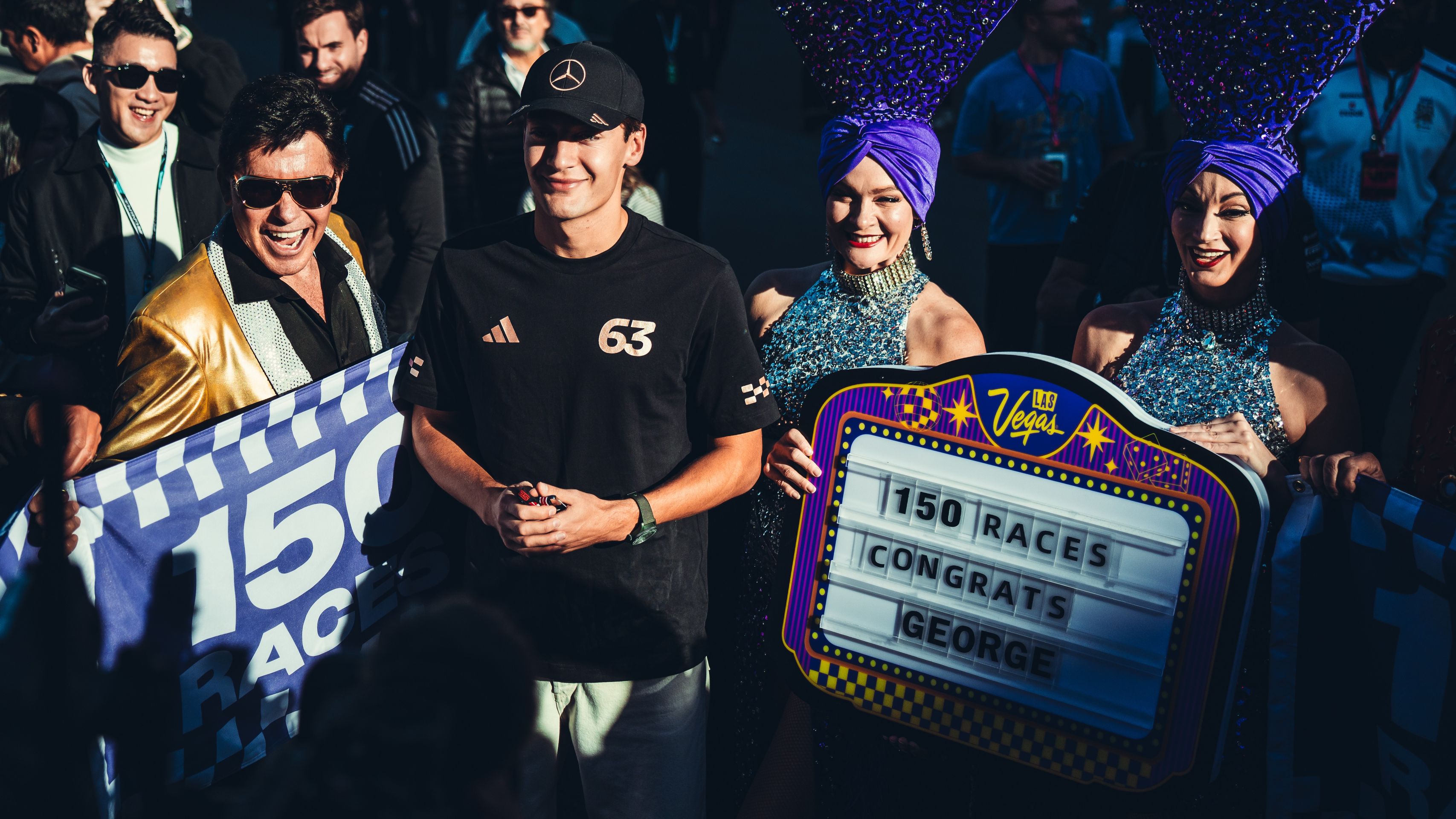 George Russell už v F1 odjel 150 závodů - Velká cena Las Vegas Formule 1 (12/15)