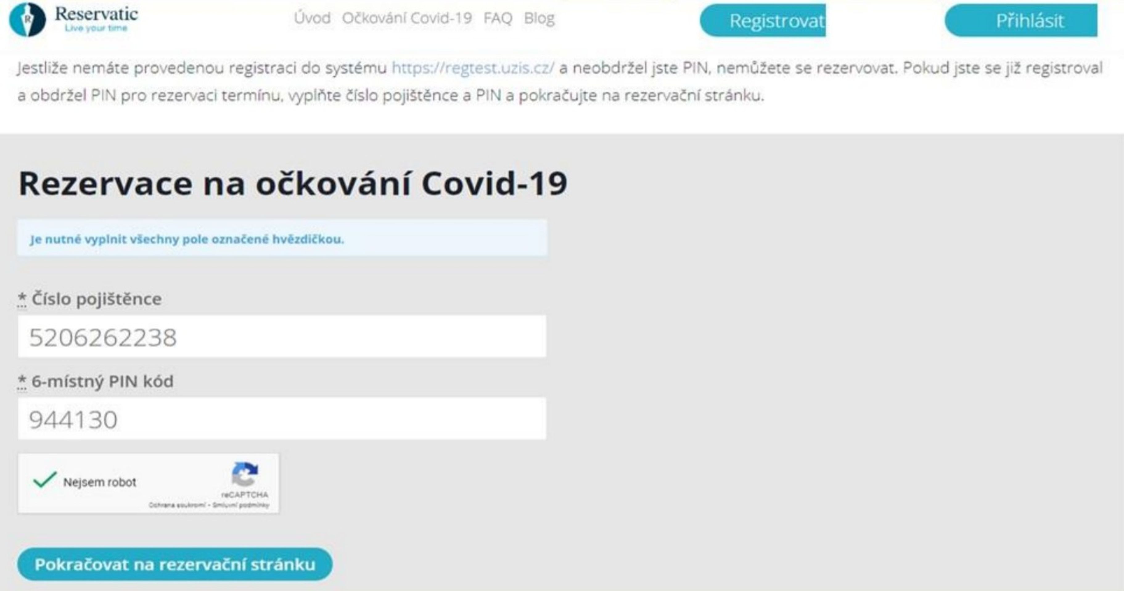 Rezervační systém na očkování - 7 - GALERIE: Rezervační systém na očkování (7/10)