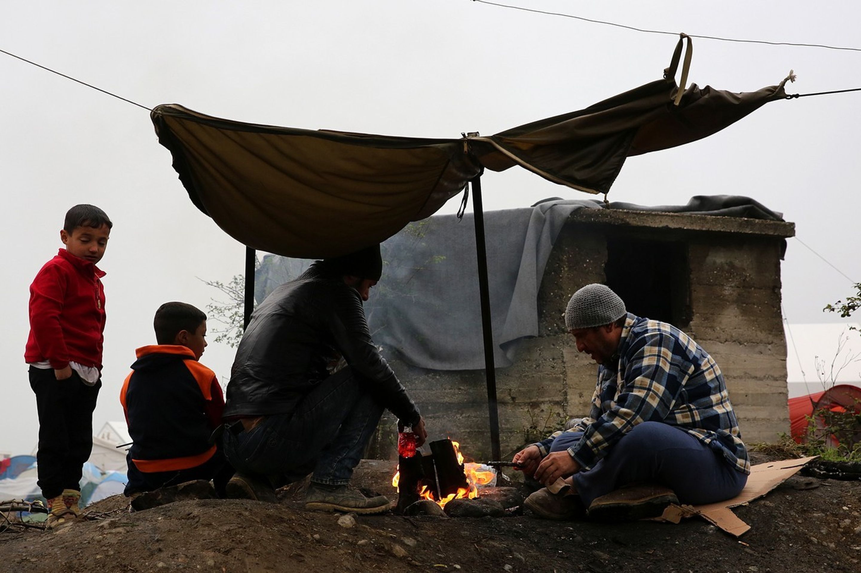 Uprchlický tábor v Idomeni - 21 - GALERIE: Kritická situace v uprchlickém táboře Idomeni (8/28)