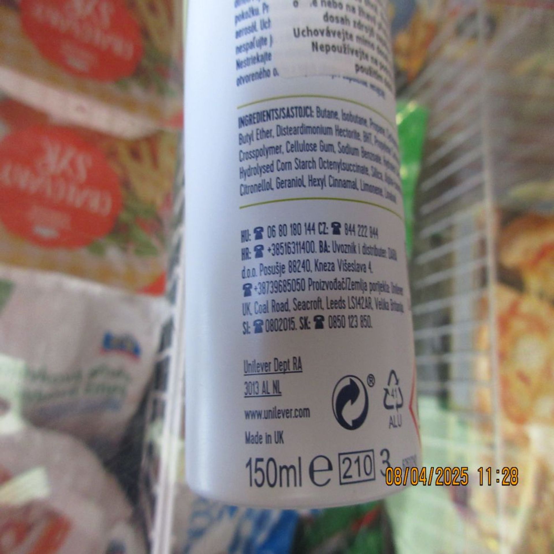 Deodorant Rexona - Nebezpečná kosmetika (17/21)