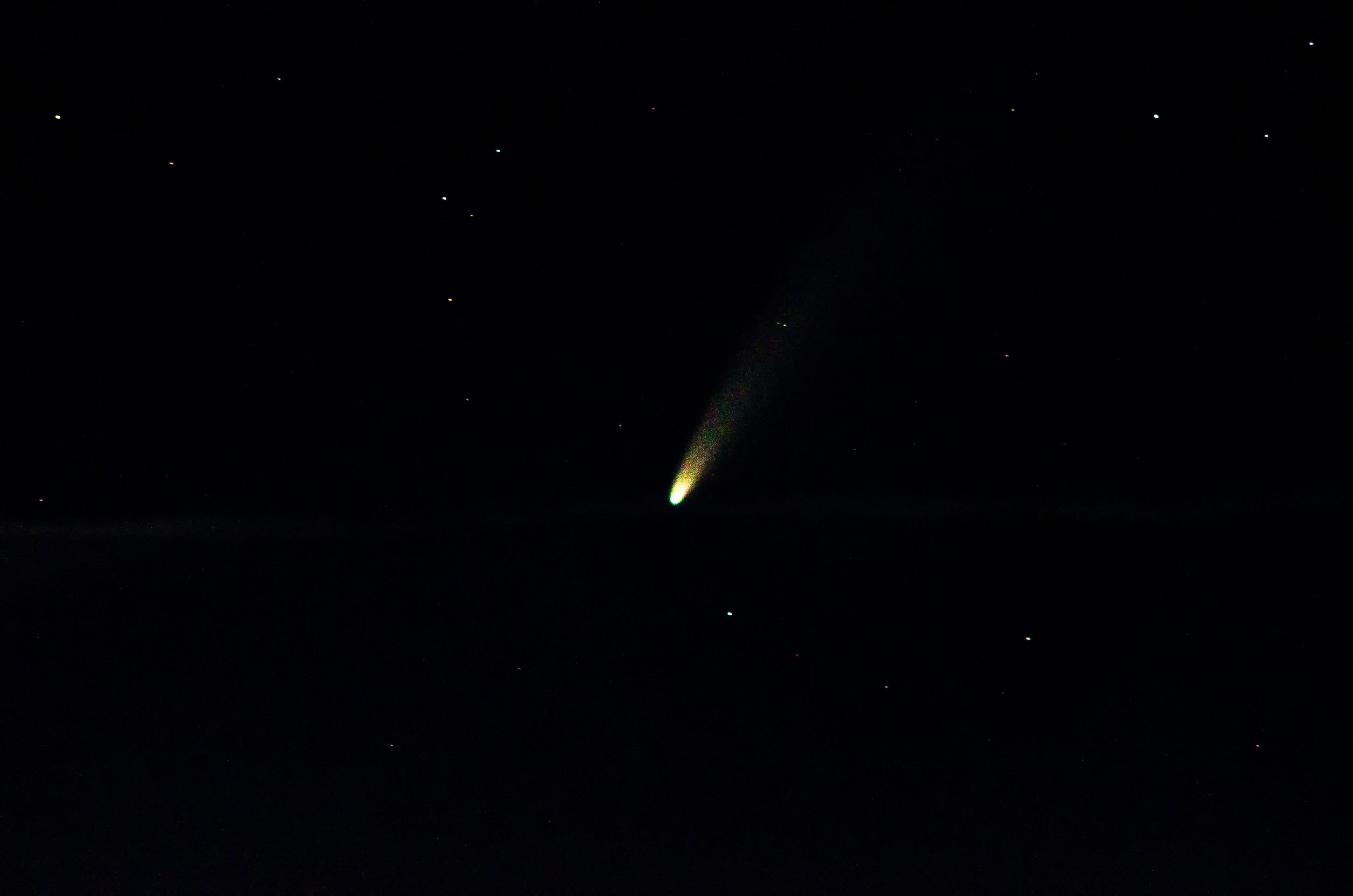 Kometa NEOWISE, foceno nedaleko Jičína - 13. 7. 22:06:24 - GALERIE: Kometa NEOWISE nad Českem očima čtenářů (2/17)