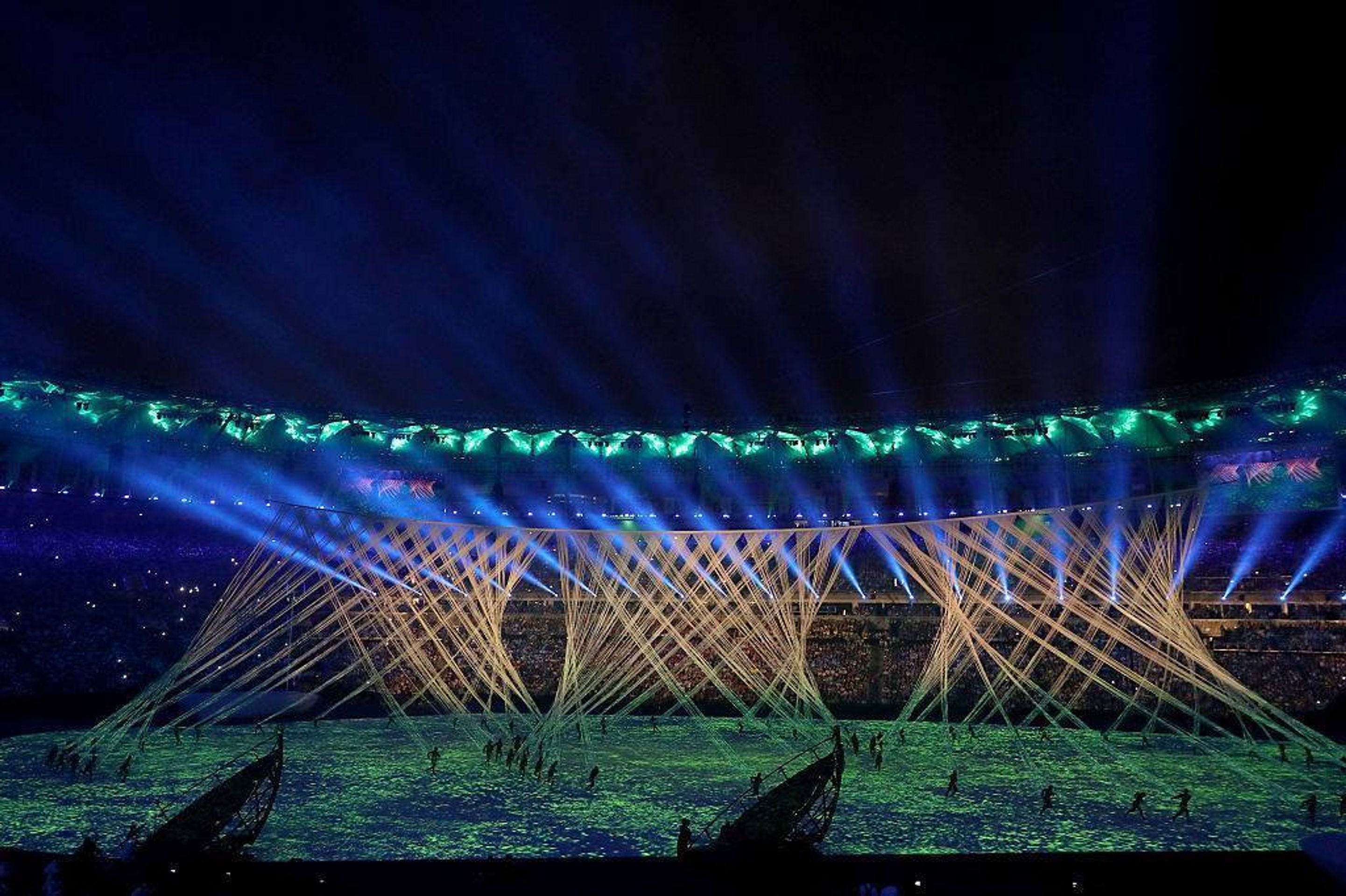 Slavnostní zahajovací ceremoniál v Riu - 4 - GALERIE: Slavnostní zahájení olympijských her v Riu (4/16)