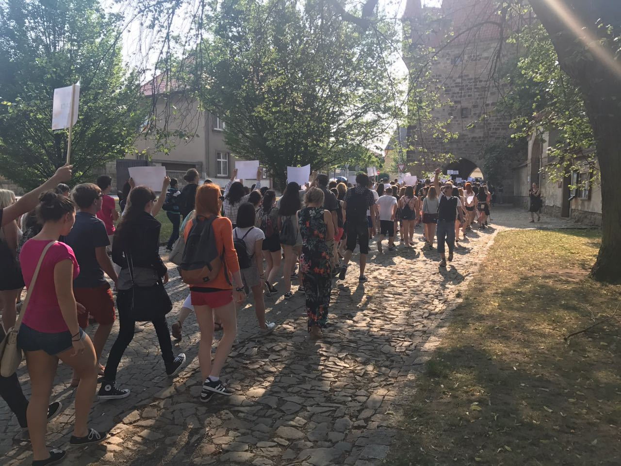 Demonstrace studentů v Rakovníku - 3 - GALERIE: Demonstrace studentů v Rakovníku (3/5)