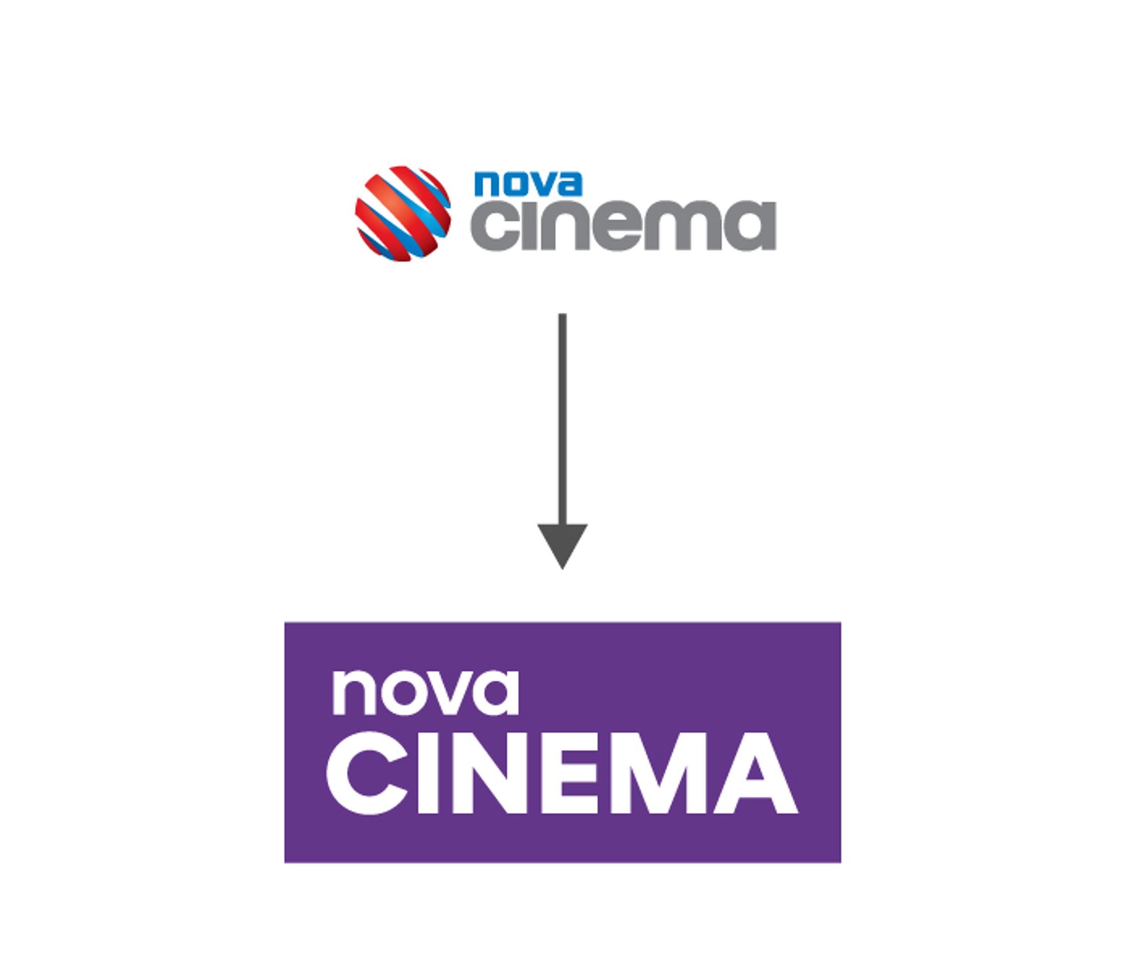 Nová loga skupiny NOVA - nova CINEMA - GALERIE: Nová loga skupiny NOVA (3/7)