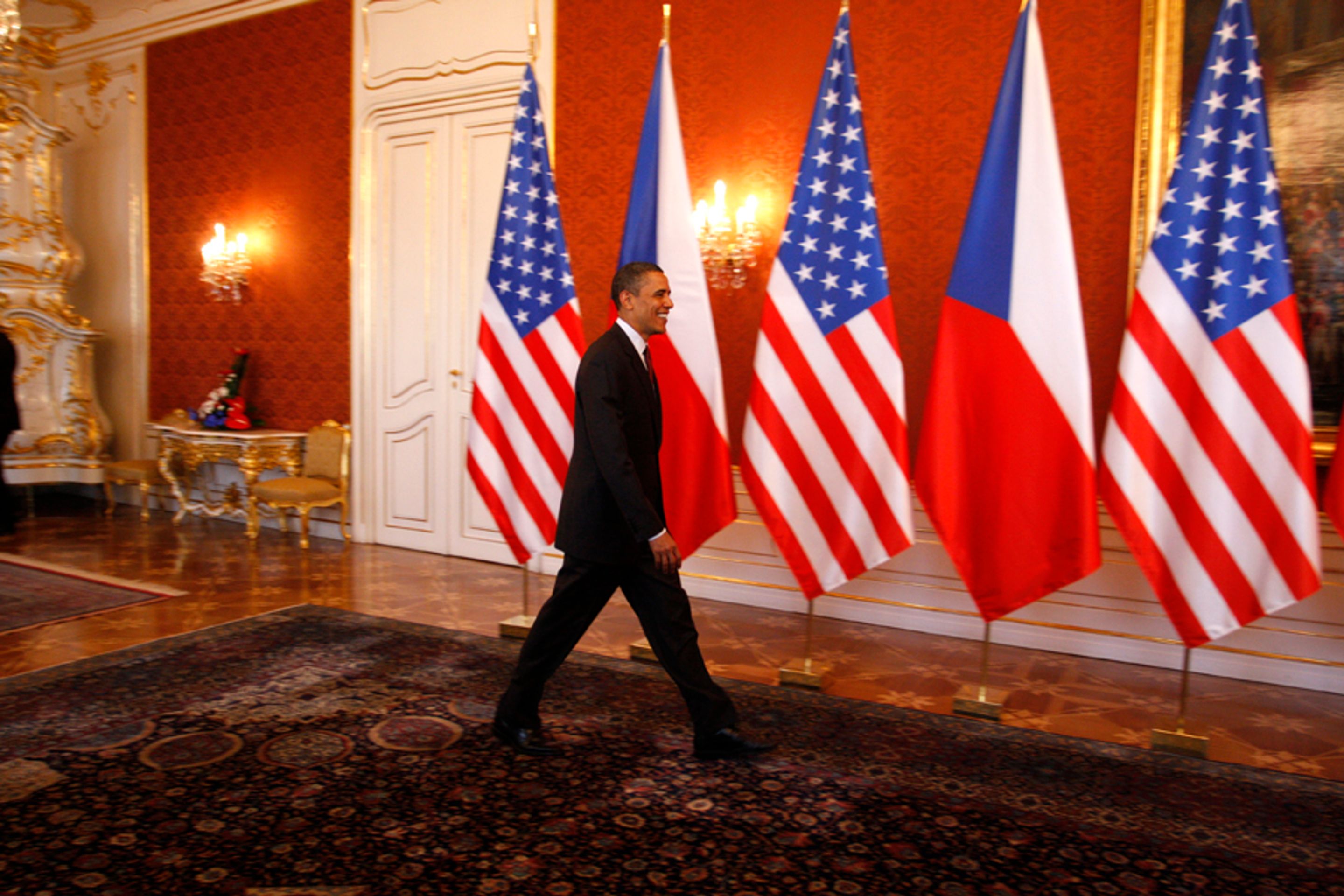Obama jedná s Klausem-2 - GALERIE: Obama jedná s Klausem (1/6)