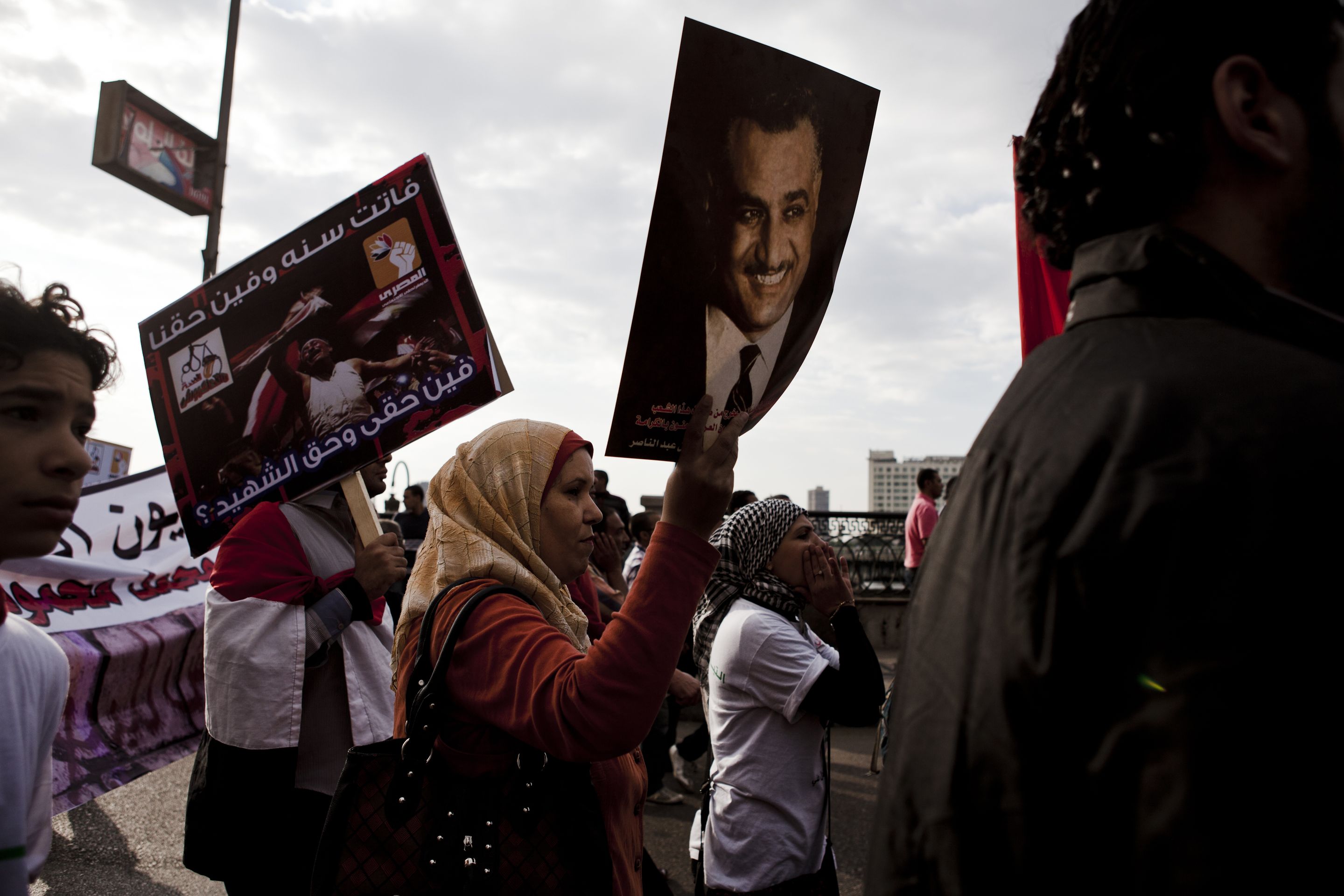 Protesty v Egyptě - 3 - V Egyptě protestovaly tisíce lidí proti prezidentovi (7/10)