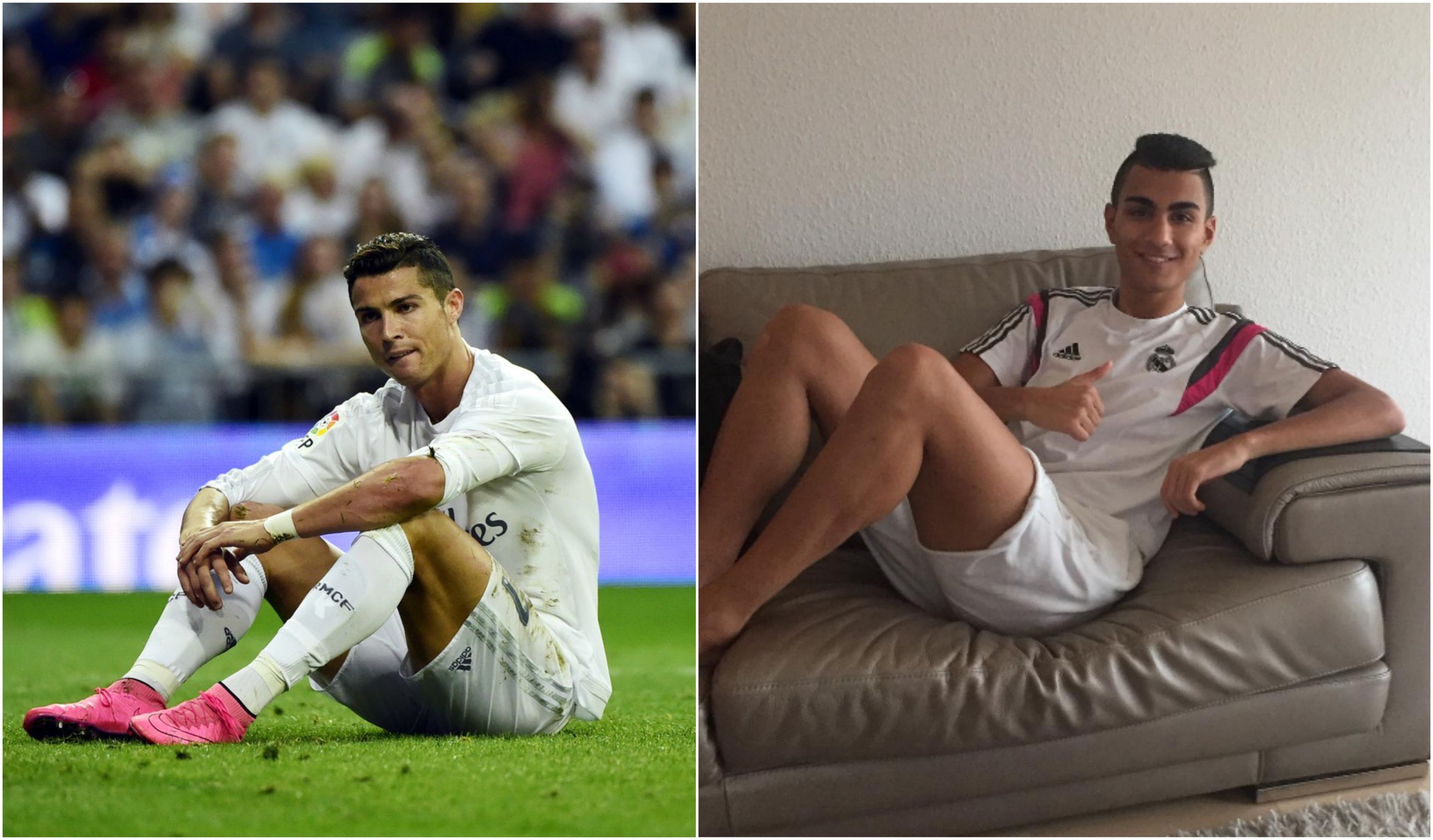 Ronaldo a jeho dvojník - GALERIE: Fanoušek, který vypadá jako Ronaldo! Kdo další má dvojníka? (1/8)