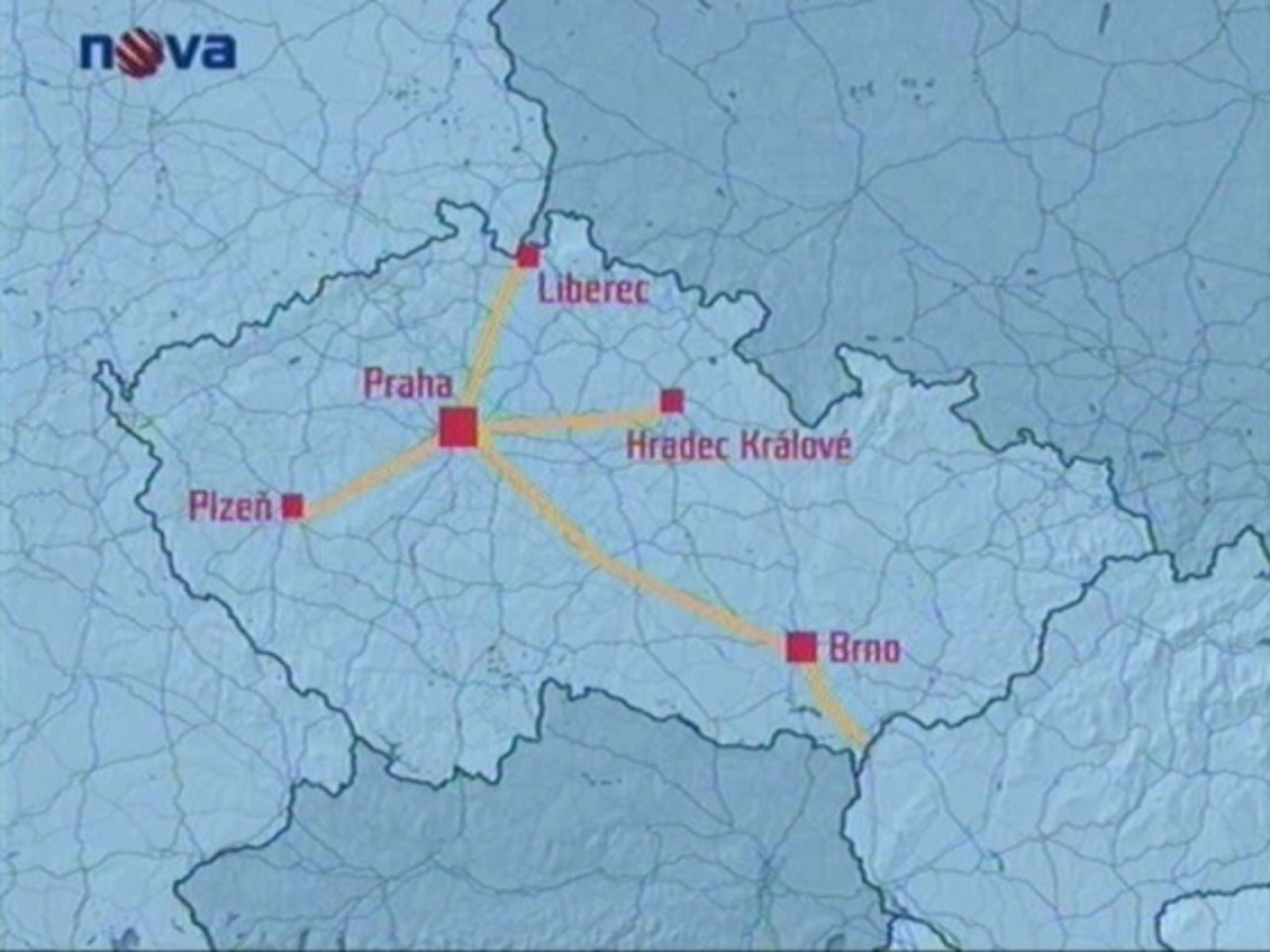 Mapa dálnic v ČR - Dálniční známky jsou nedostatkové zboží (3/3)