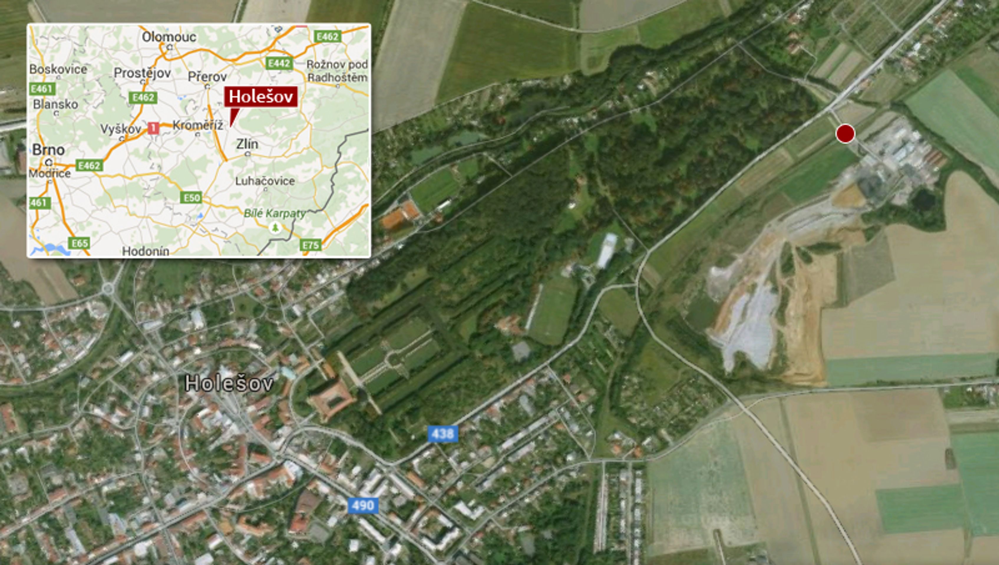 Mapa - Holešov - GALERIE: Nehoda vlaku s nákladním autem (7/7)