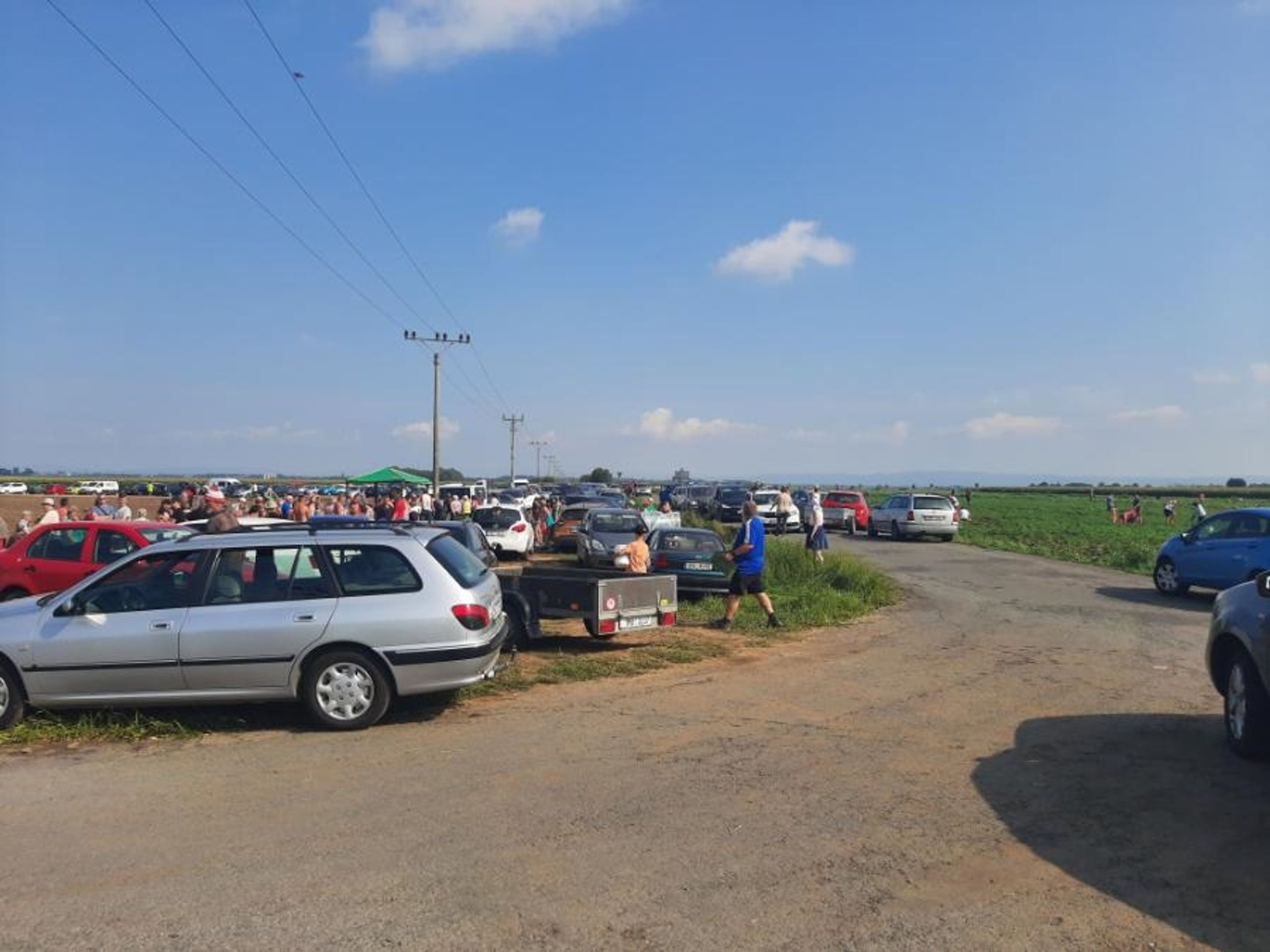 Komplikovaná dopravní situace u obce Těšetice - Komplikovaná dopravní situace u obce Těšetice (4/5)