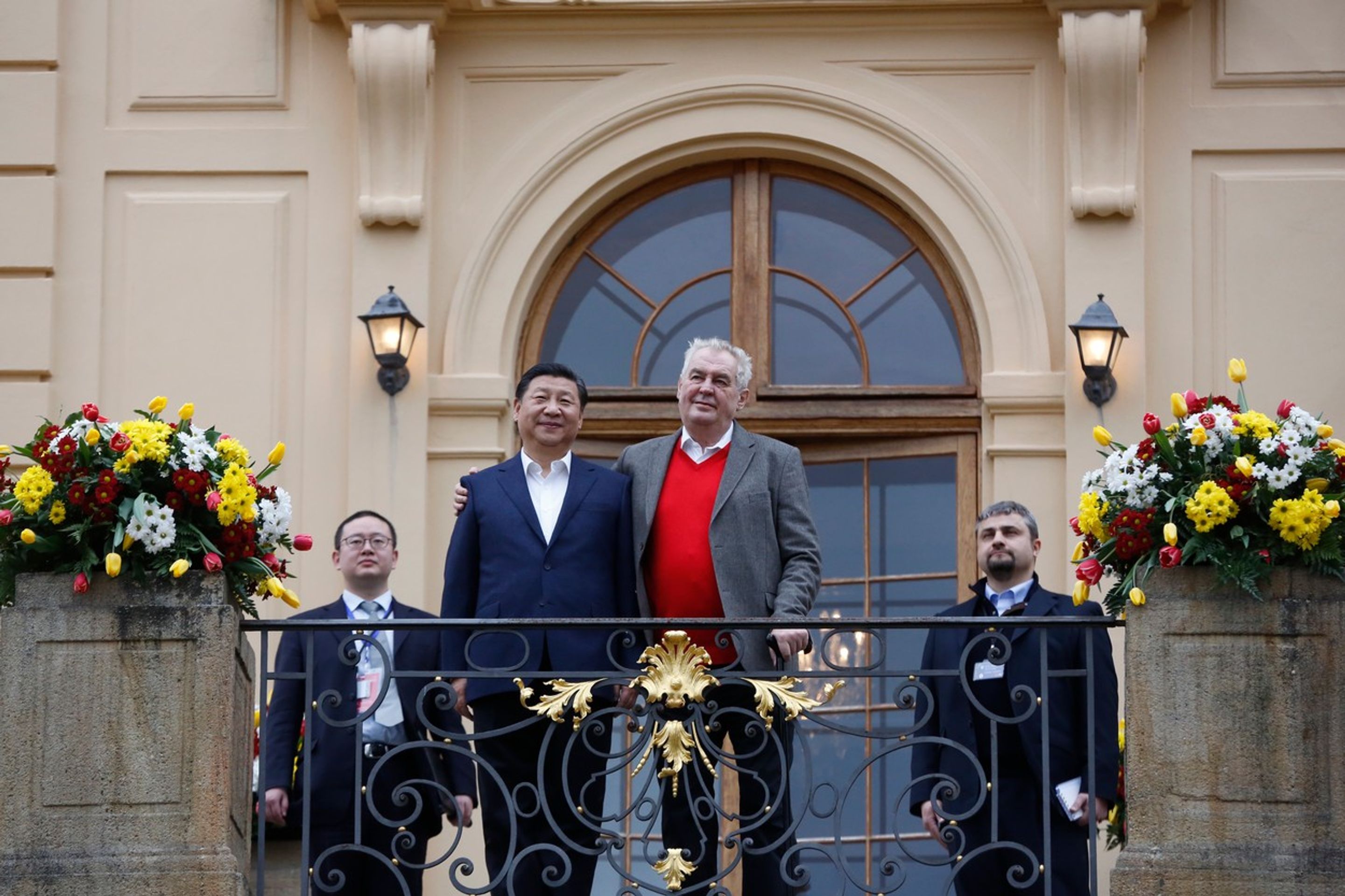 Čínský prezident na Pražském hradě - GALERIE: Čínský prezident v Praze (1/9)