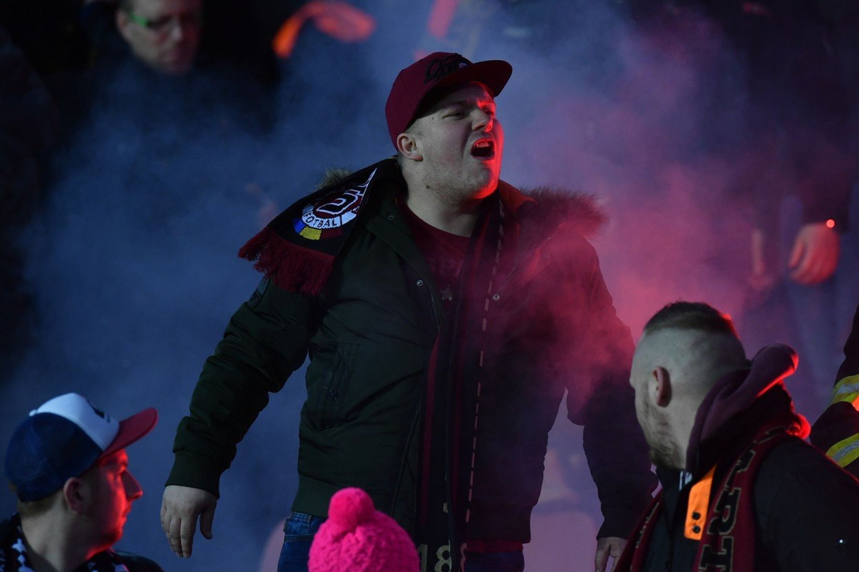 Fanoušci na Spartě - GALERIE: Fotbalisté Sparty porazili Plzeň 4:0, ale zápas byl přerušen (1/4)