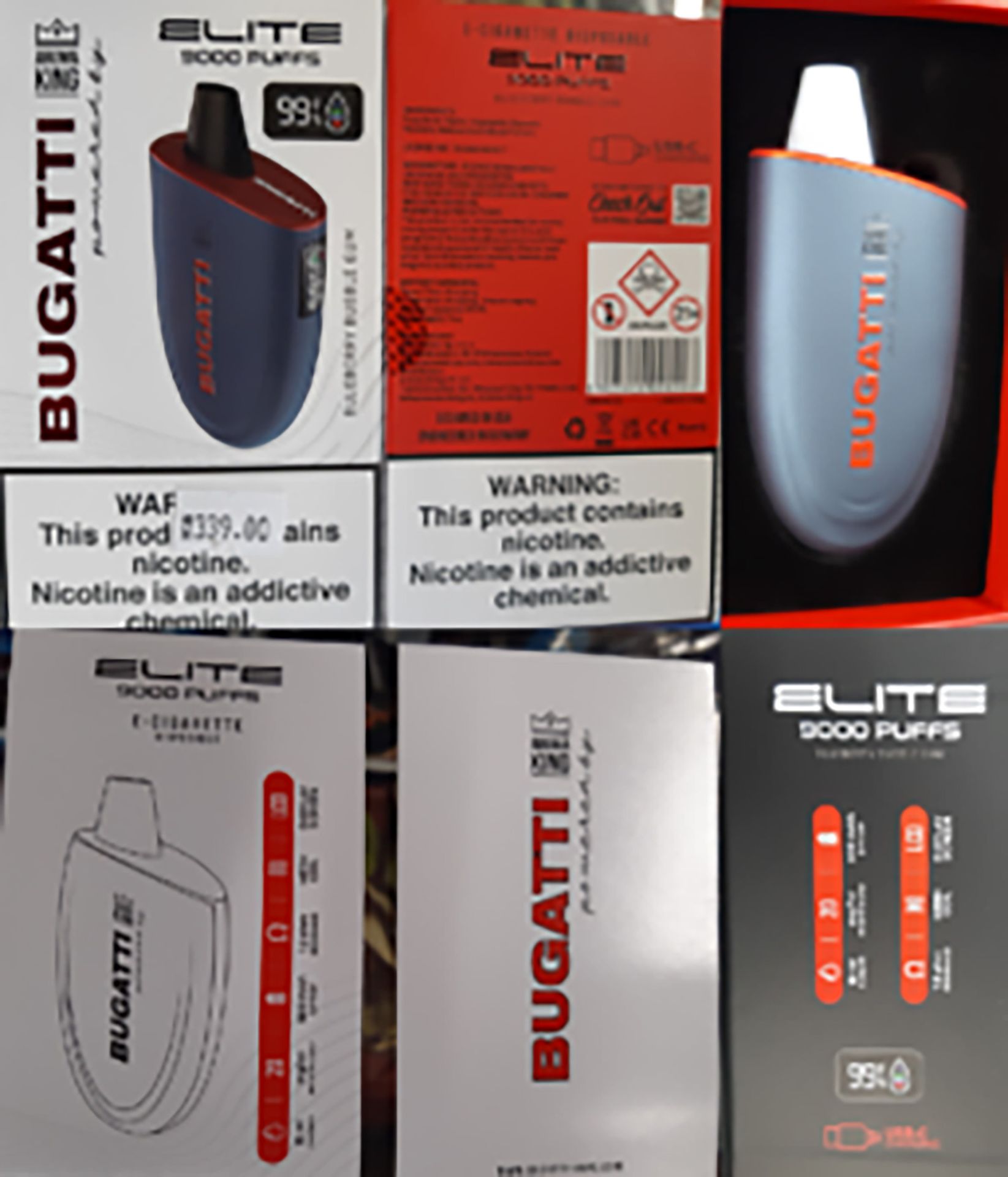 Jednorázové elektronické cigarety Aroma King Bugatti (1) - Zdravotně závadné e-cigarety (6/7)
