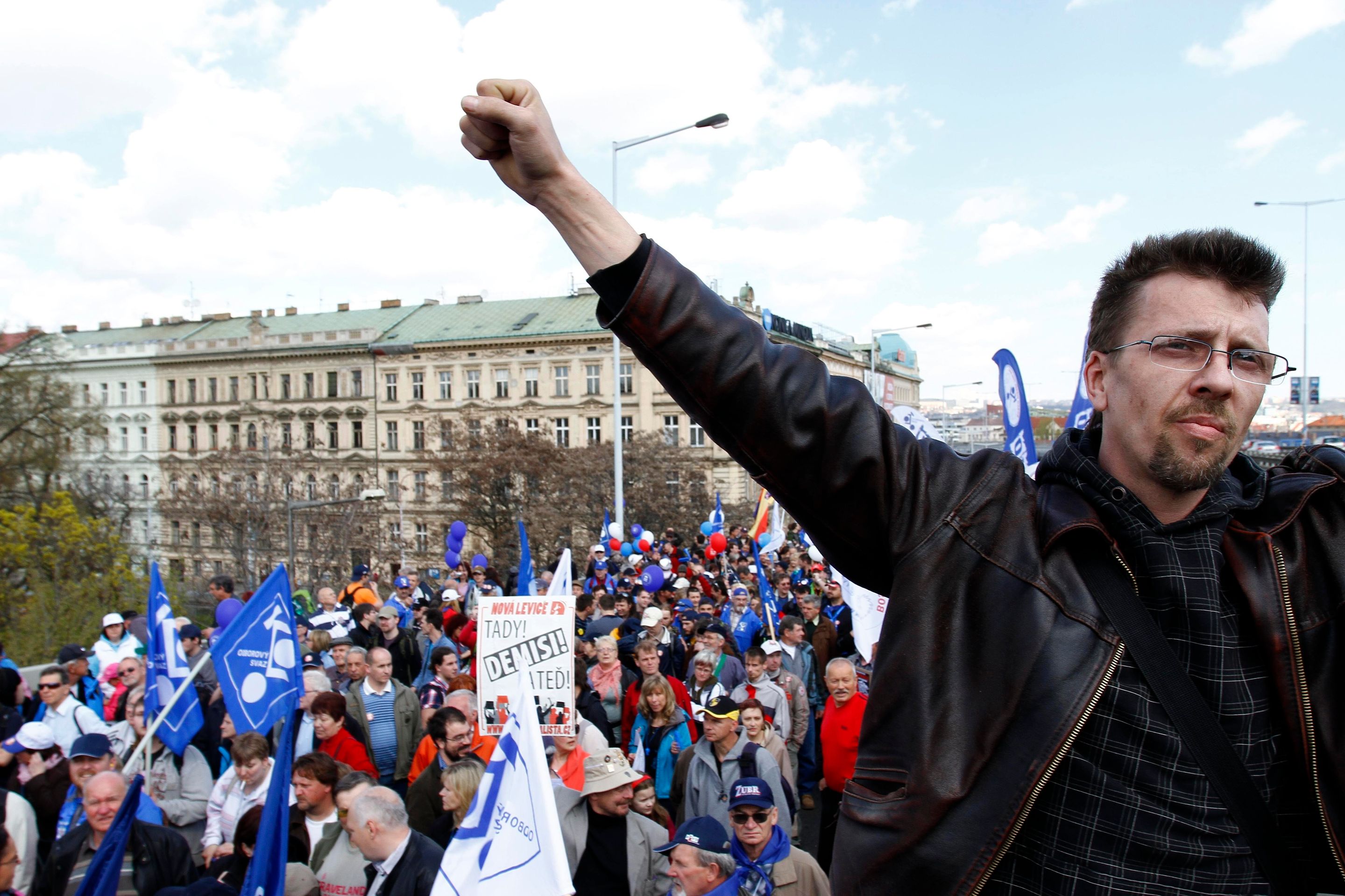 Demonstrace proti vládním reformám - 8 - Demonstrace proti vládním reformám v Praze (6/23)