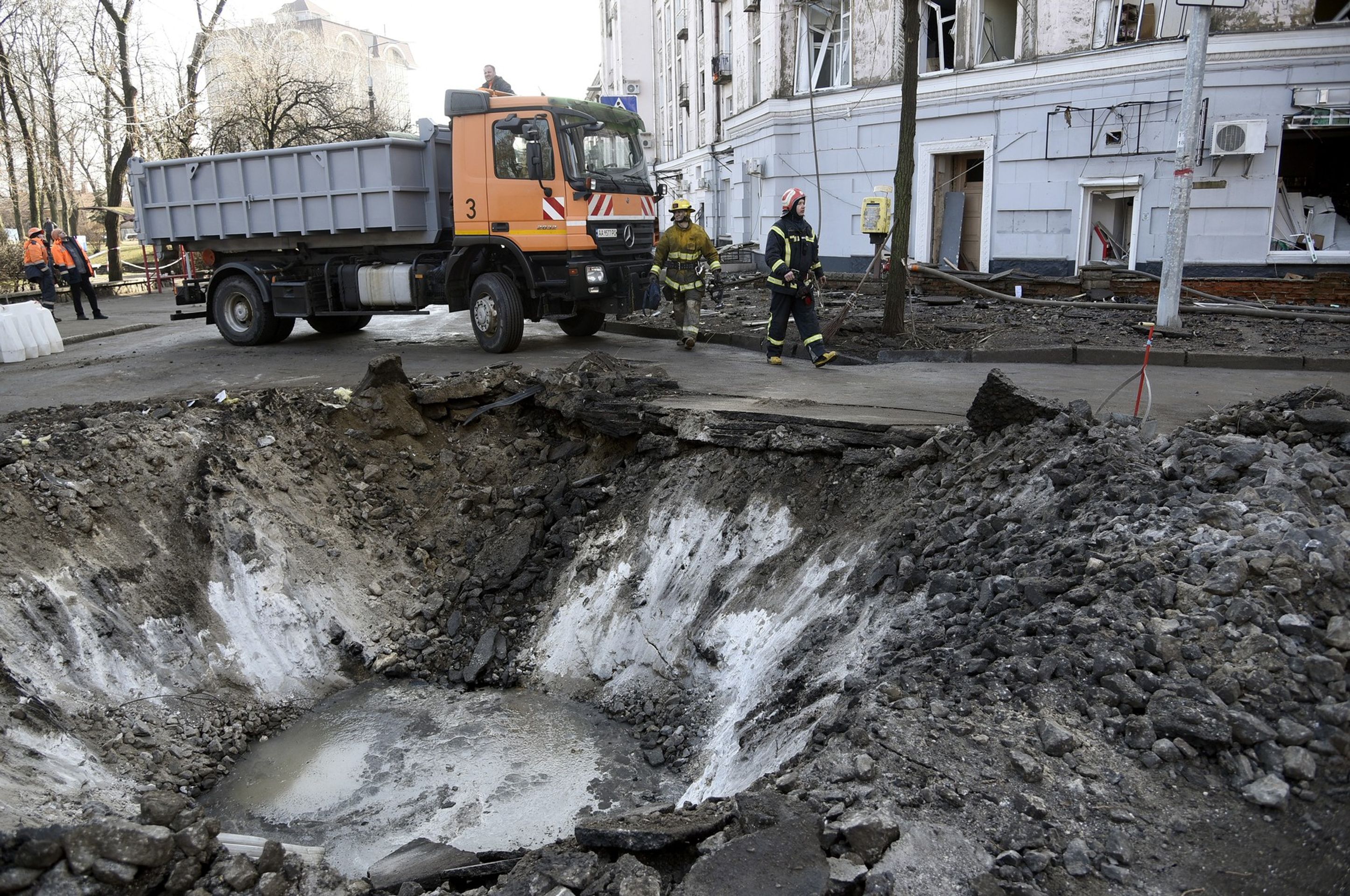 Následky raketového útoku ruské armády na Kyjev, 21. 3. 2024 (2) - Ruský útok (6/6)