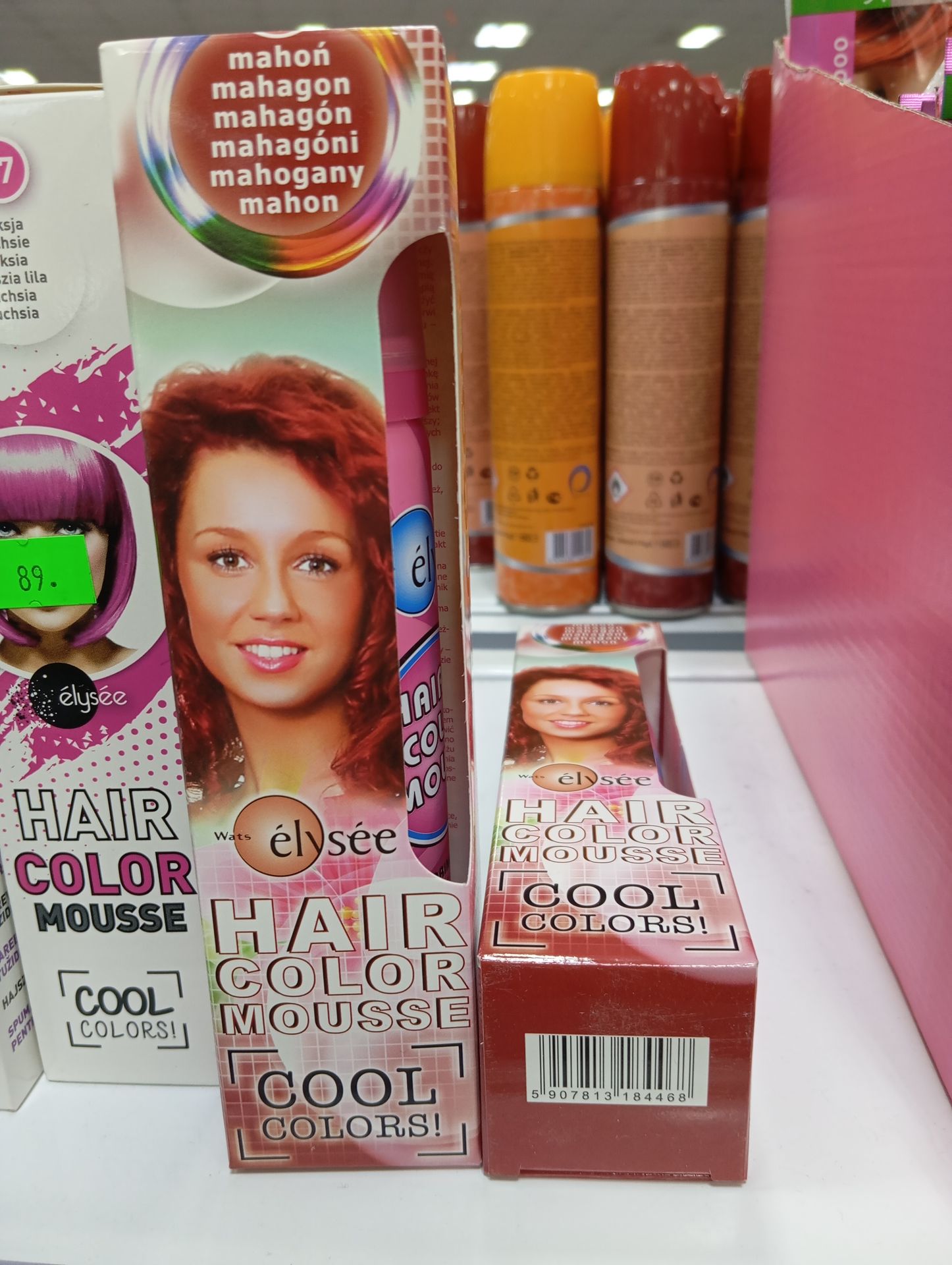 Wats élysée COOL COLORS! 46 mahagony - Kosmetika nahlášená hygieniky (5/9)