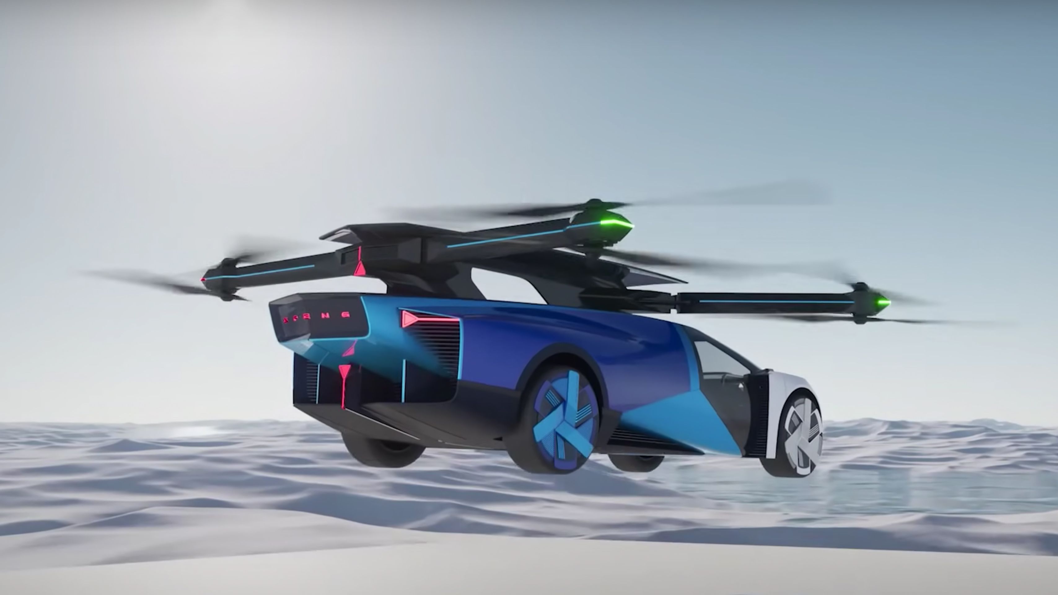 Létající eVTOL čínské firmy Xpeng Aeroht - Létající auto čínské firmy Xpeng Aeroht (5/9)