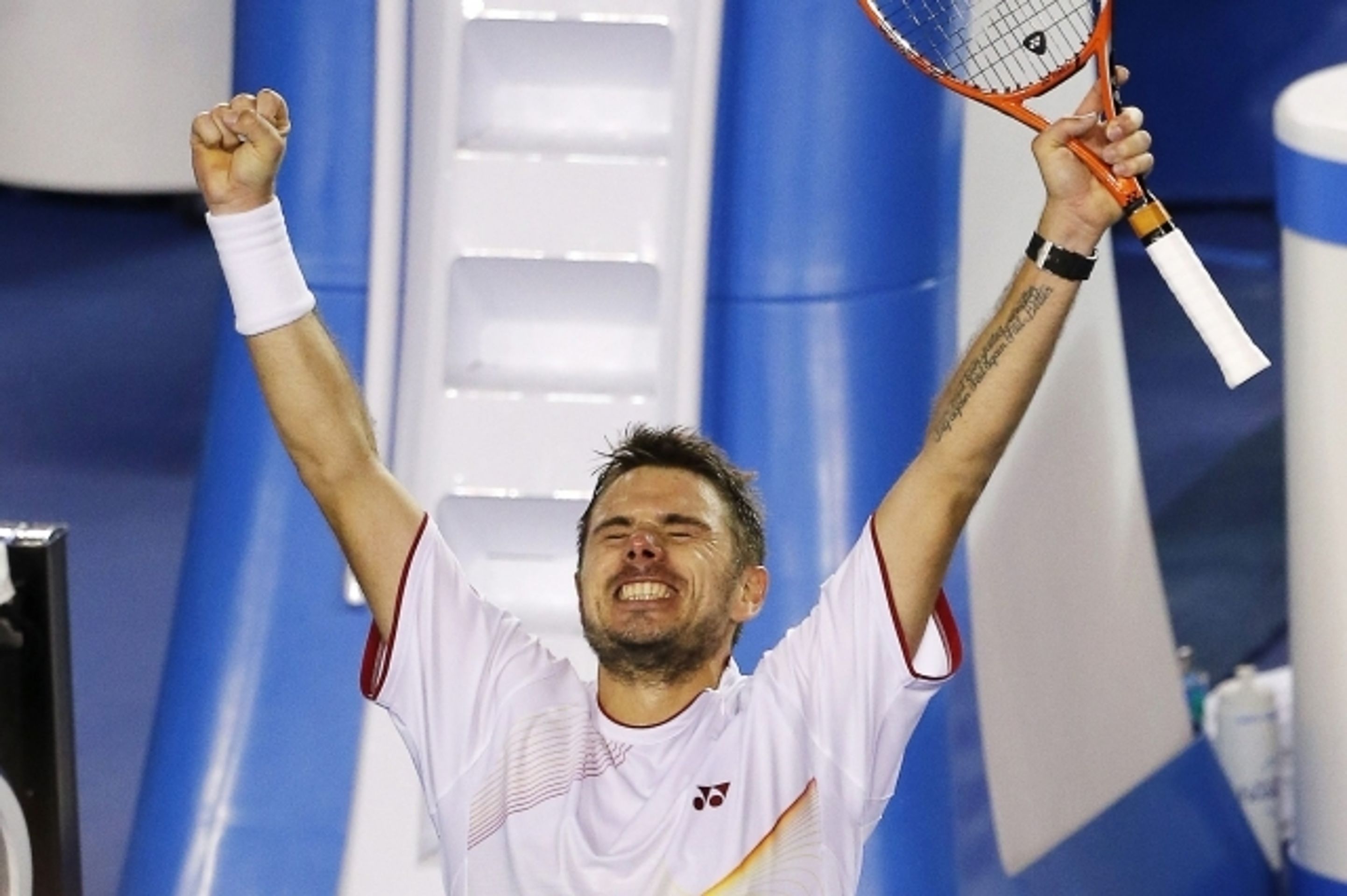 Stanislas Wawrinka porazil na Australian Open Novaka Djokoviče - 6 - GALERIE: Stanislas Wawrinka porazil na Australian Open Novaka Djokoviče (6/13)